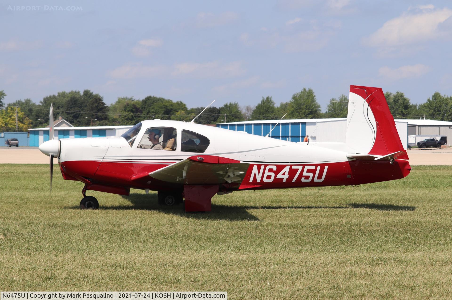 N6475U, 1962 Mooney M20C Ranger C/N 2222, Mooney M20C