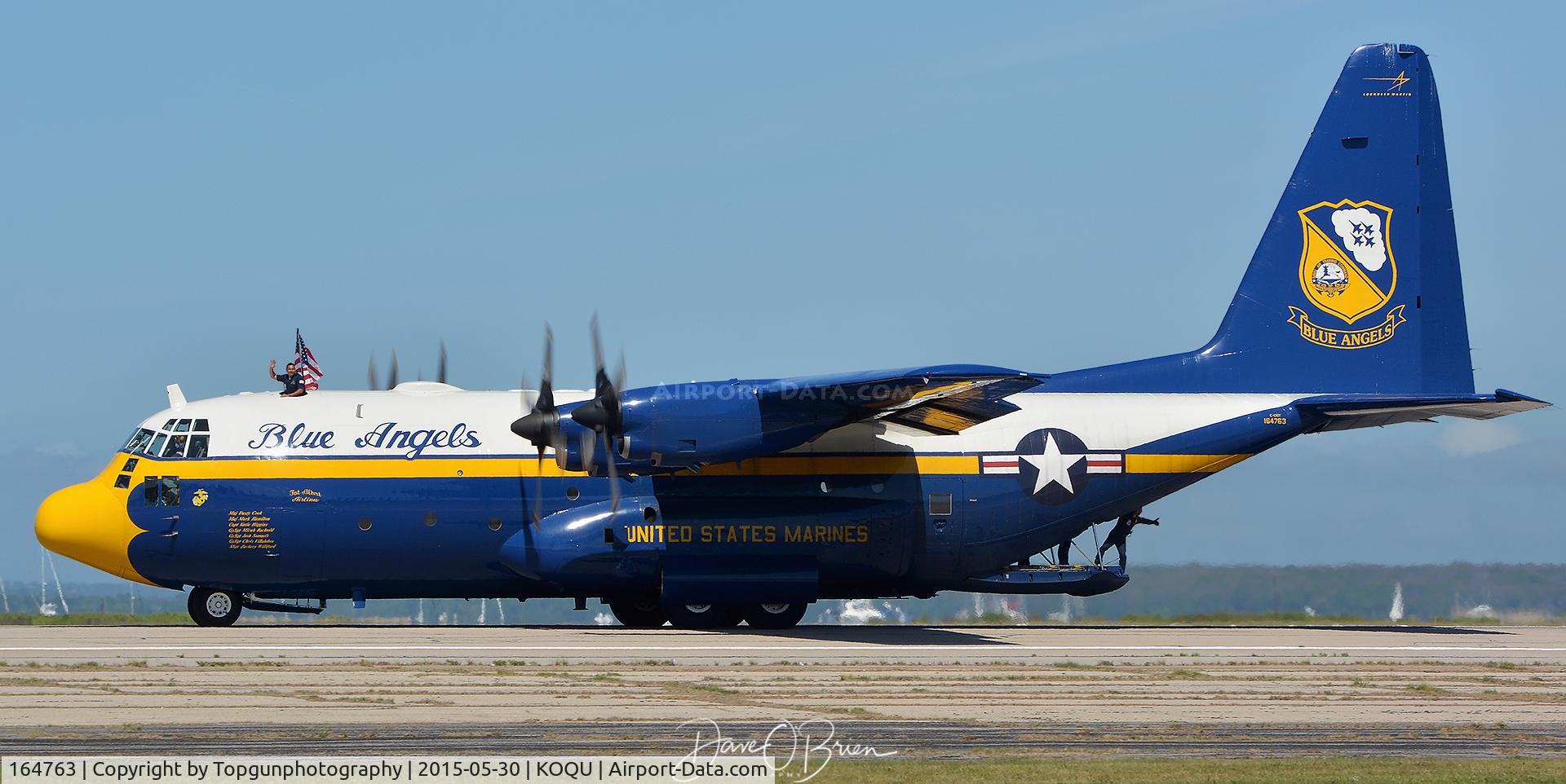 164763, 1992 Lockheed C-130T Hercules C/N 382-5258, Fat Albert rolling back to the ramp