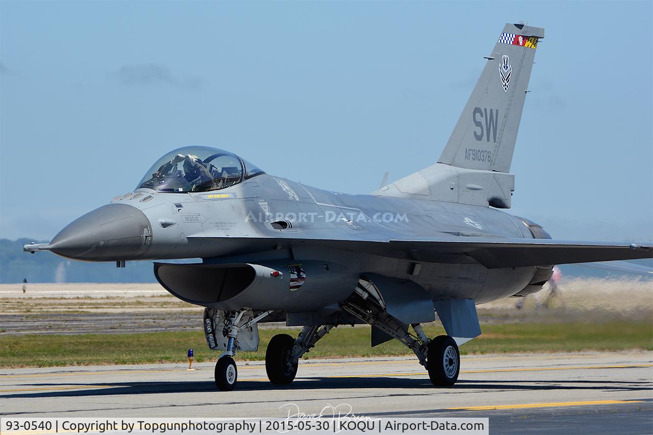 93-0540, 1993 Lockheed F-16C Fighting Falcon C/N CC-175, Finished a killer demo!