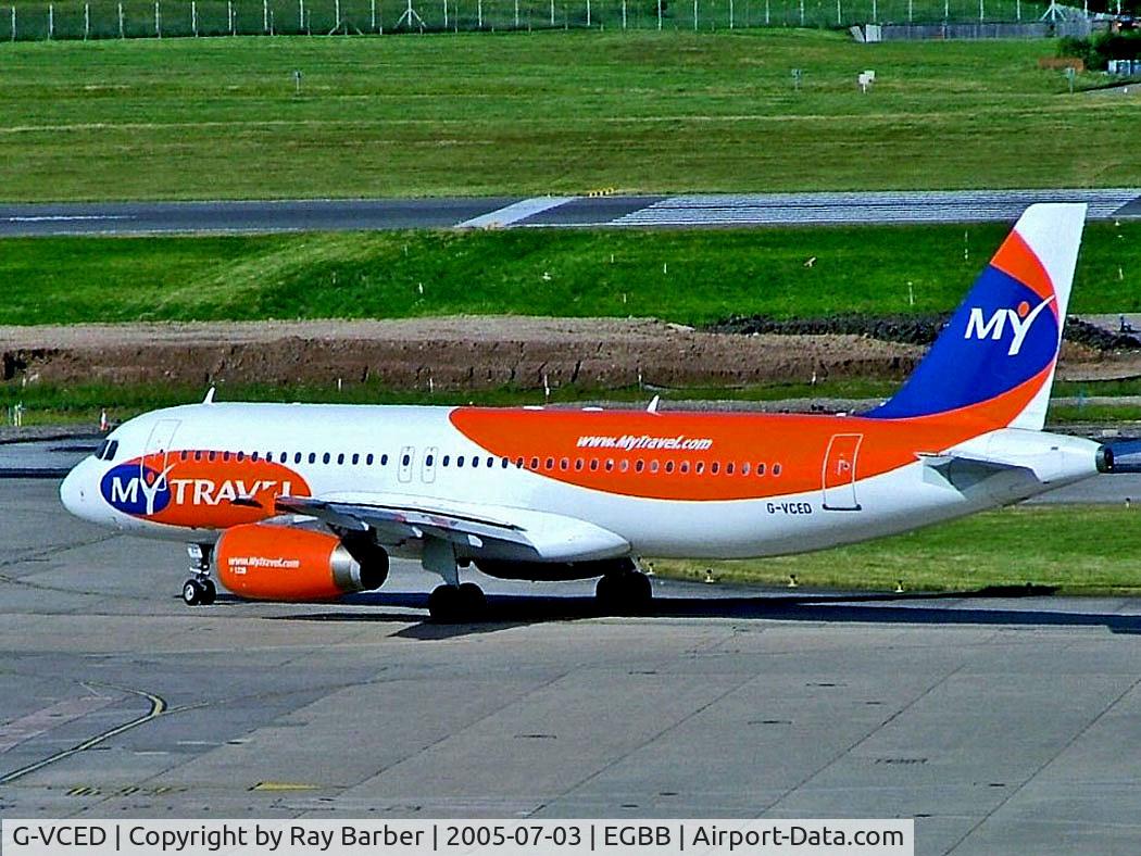 G-VCED, 1991 Airbus A320-231 C/N 193, G-VCED   Airbus A320-231 [0193] (MyTravel Airways) Birmingham Int'l~G 03/07/2005