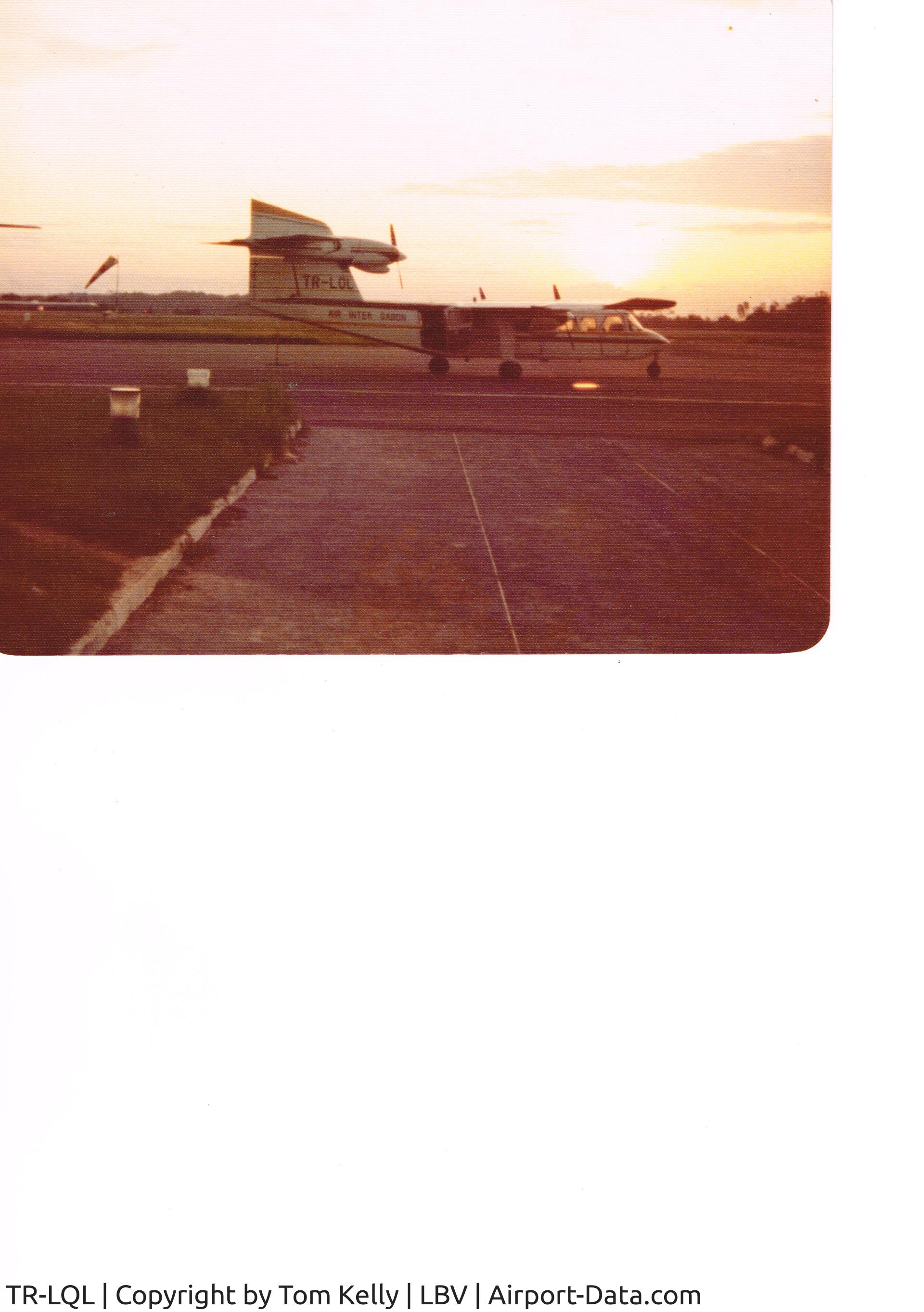 TR-LQL, 1971 Britten-Norman BN-2A Mk.III-2 Trislander C/N 245, 3 engine