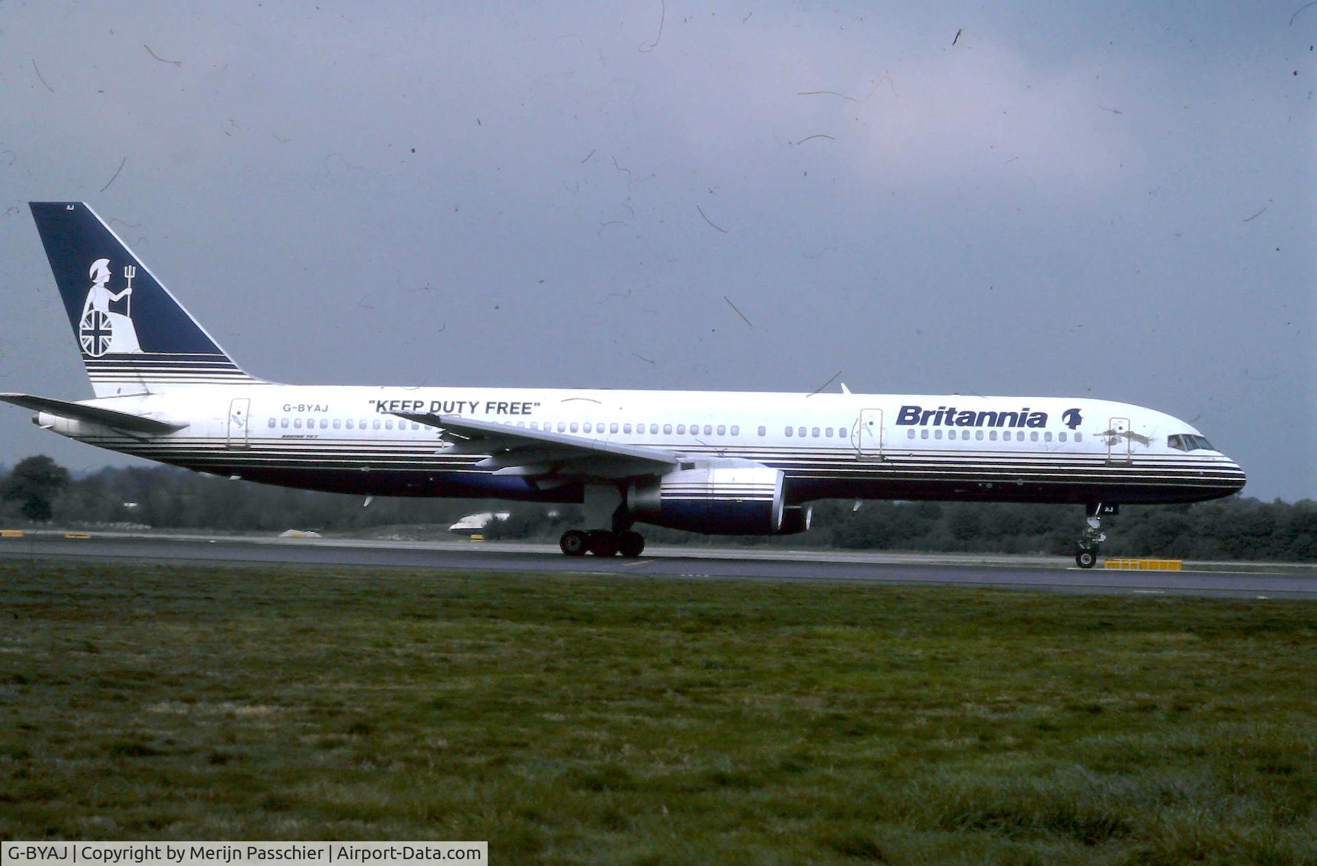 G-BYAJ, 1993 Boeing 757-204 C/N 25623, eBay slide