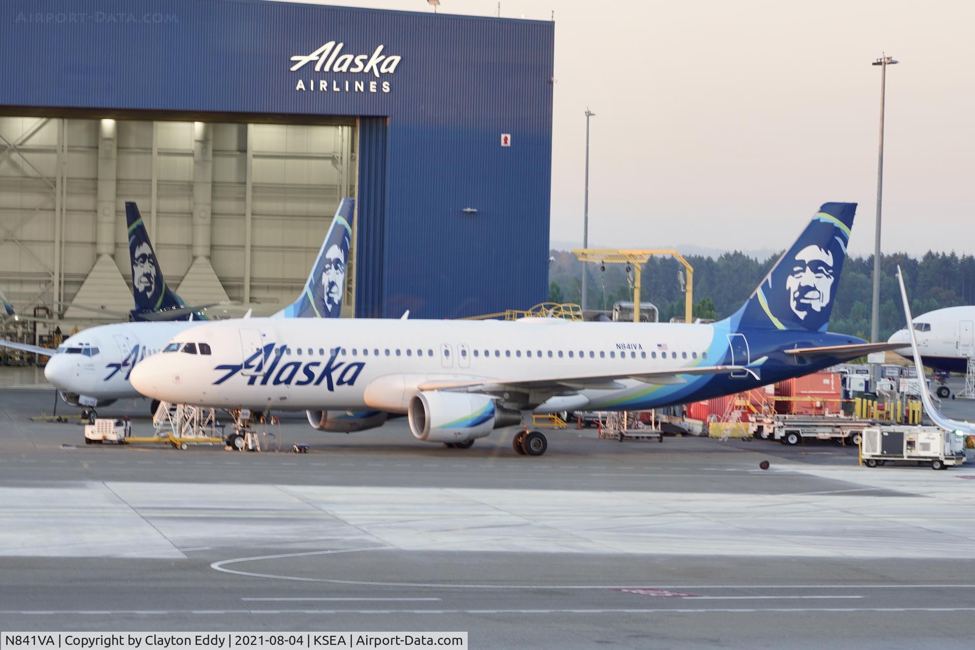 N841VA, 2011 Airbus A320-214 C/N 4655, SEA 2021.