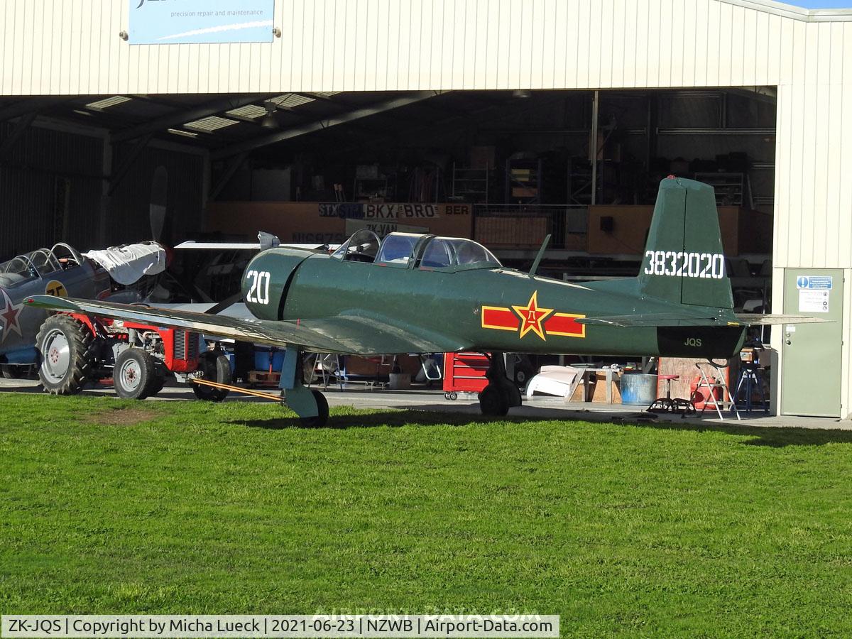 ZK-JQS, Nanchang CJ-6 C/N 3832020, At Blenheim