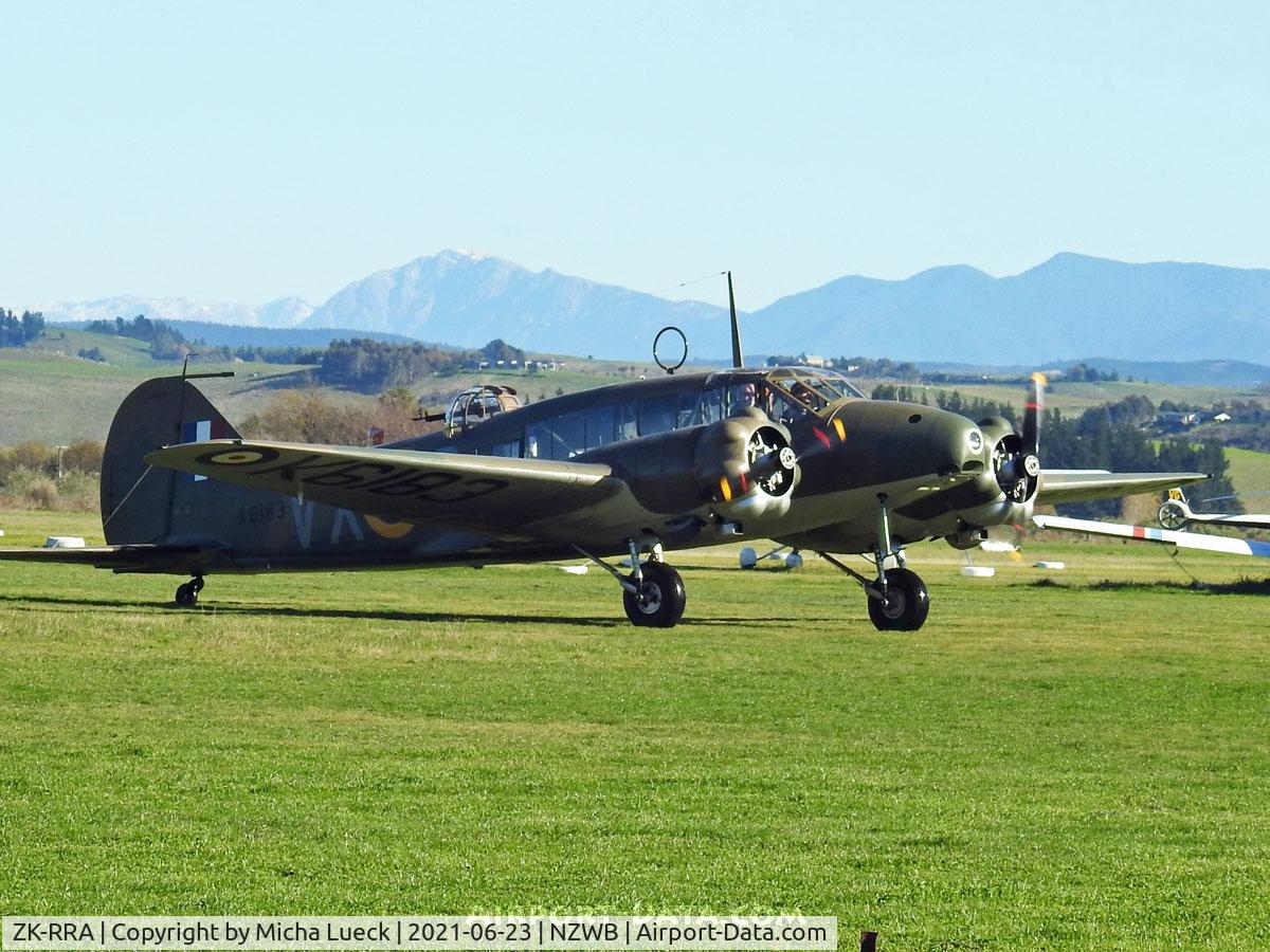 ZK-RRA, 1944 Avro 652A Anson 1 C/N Not found MH120, The world's only airworthy Avro Anson Mk.1