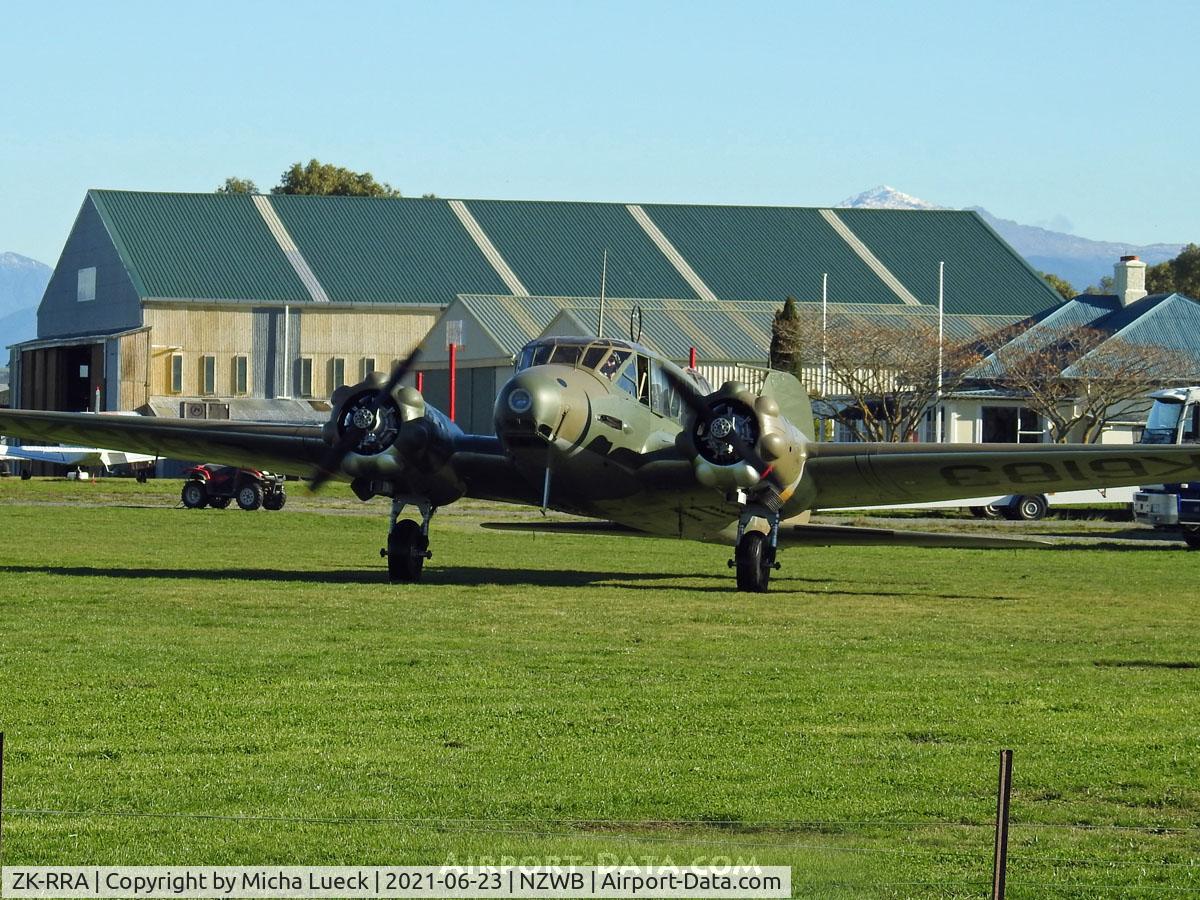 ZK-RRA, 1944 Avro 652A Anson 1 C/N Not found MH120, The world's only airworthy Avro Anson Mk.1