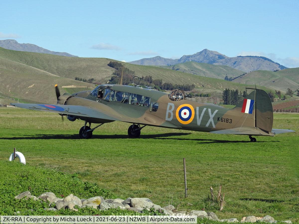 ZK-RRA, 1944 Avro 652A Anson 1 C/N Not found MH120, The world's only airworthy Avro Anson Mk.1