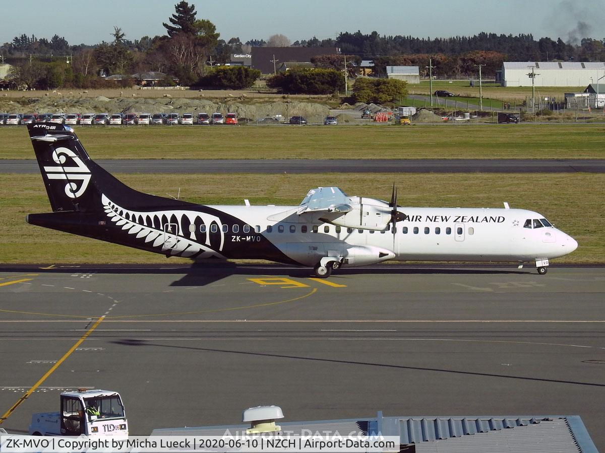 ZK-MVO, 2015 ATR 72-600 (72-212A) C/N 1299, At Christchurch