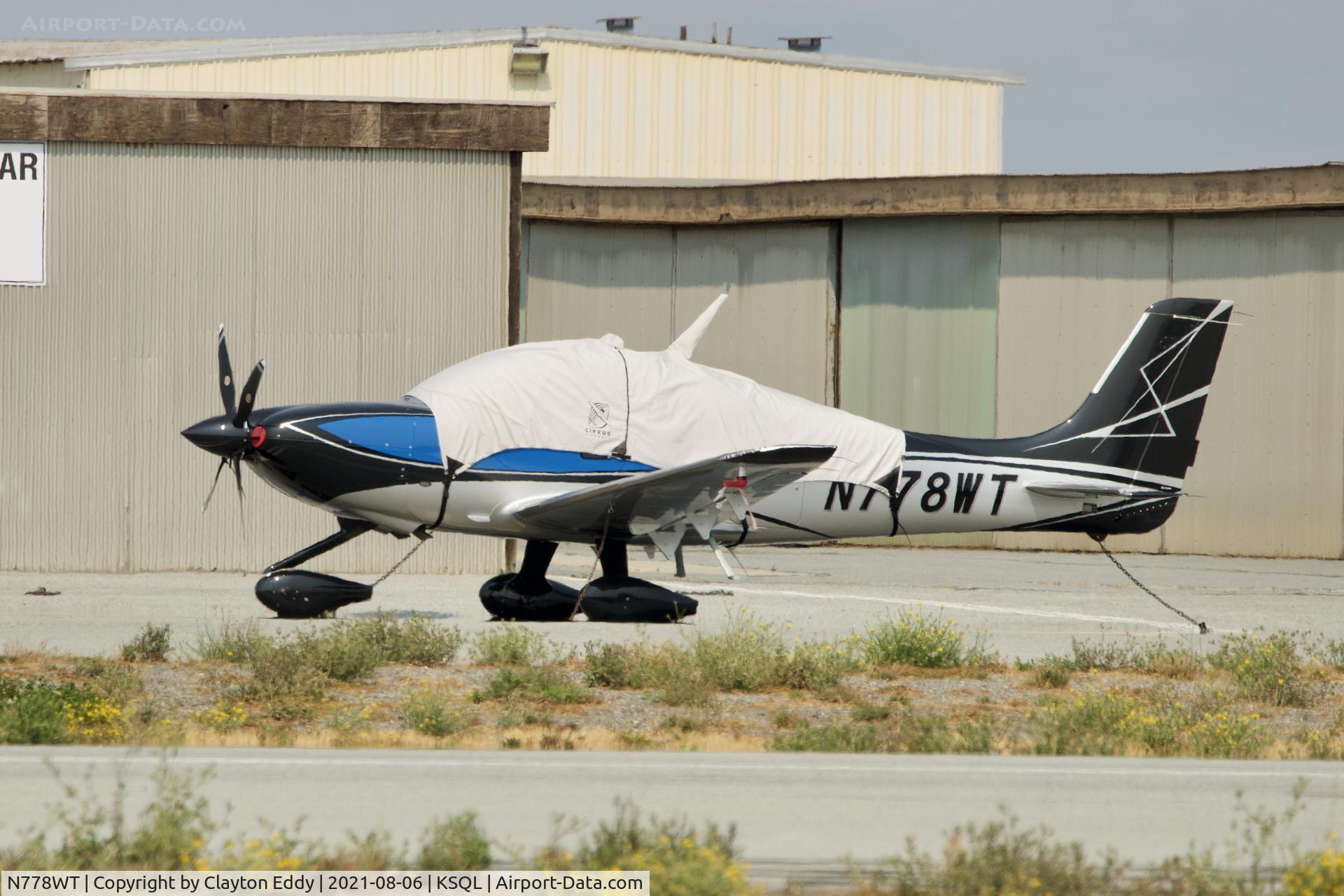 N778WT, 2021 Cirrus SR22T C/N 2290, San Carlos Airport California 2021.