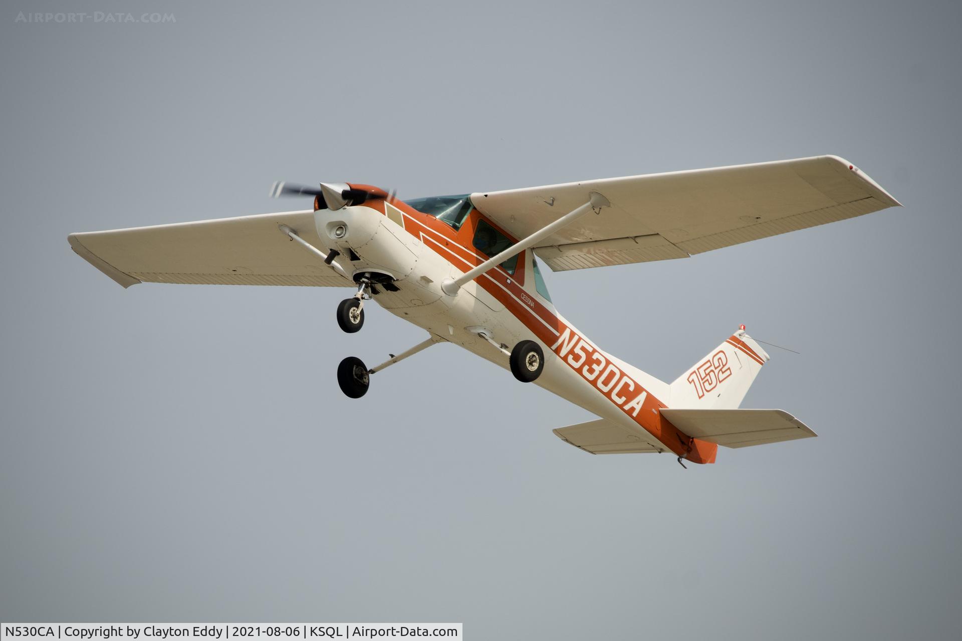 N530CA, 1977 Cessna 152 C/N 152-79757, San Carlos Airport California 2021.