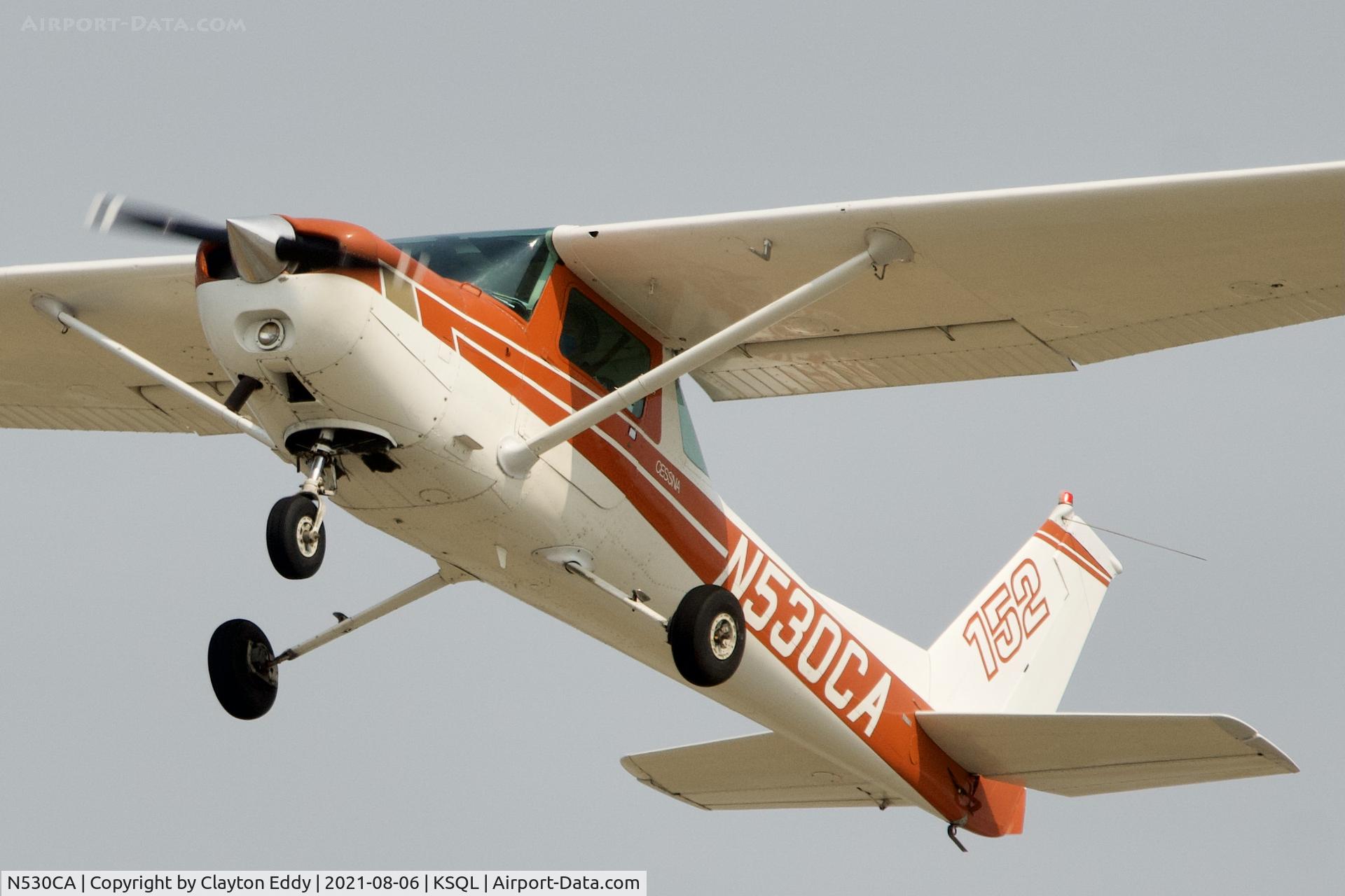 N530CA, 1977 Cessna 152 C/N 152-79757, San Carlos Airport California 2021.