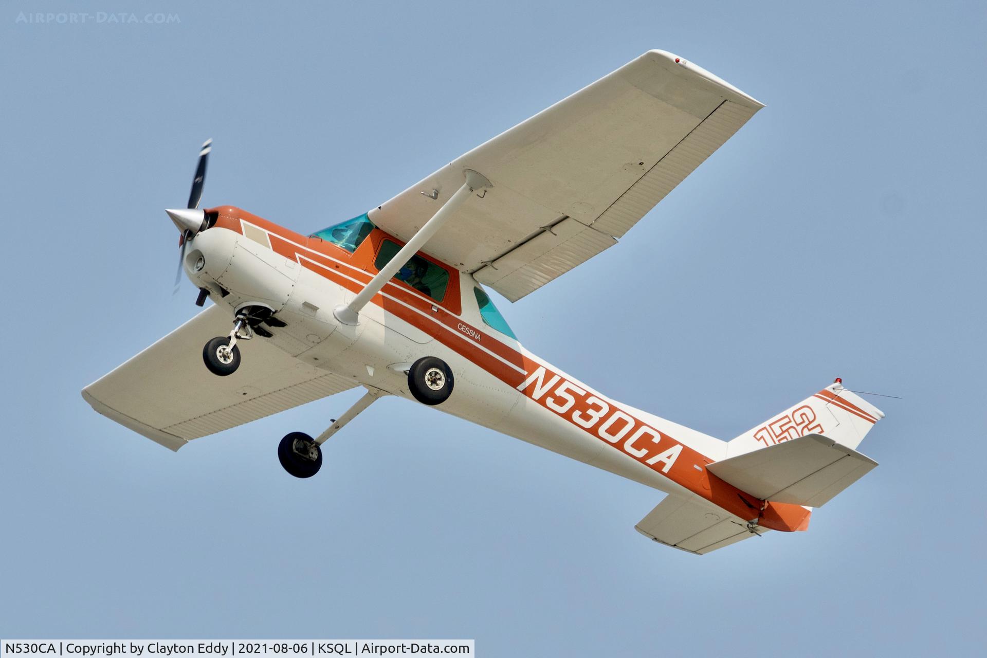 N530CA, 1977 Cessna 152 C/N 152-79757, San Carlos Airport California 2021.