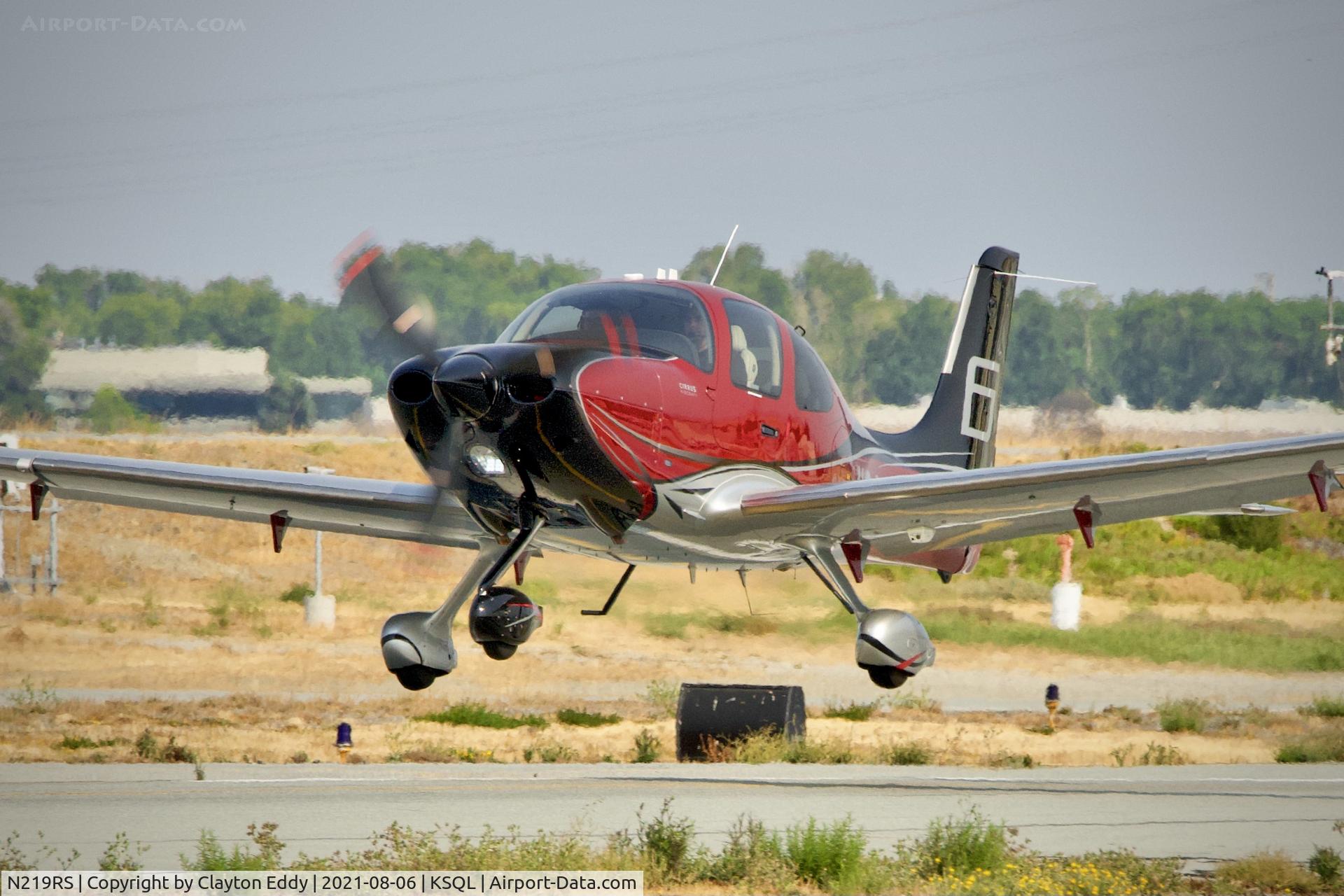 N219RS, 2020 Cirrus SR22T C/N 2086, San Carlos Airport California 2021.