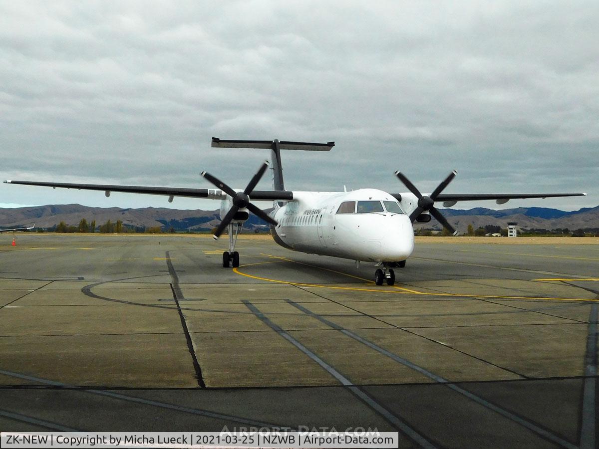 ZK-NEW, 2007 De Havilland Canada DHC-8-311Q Dash 8 C/N 648, At Blenheim