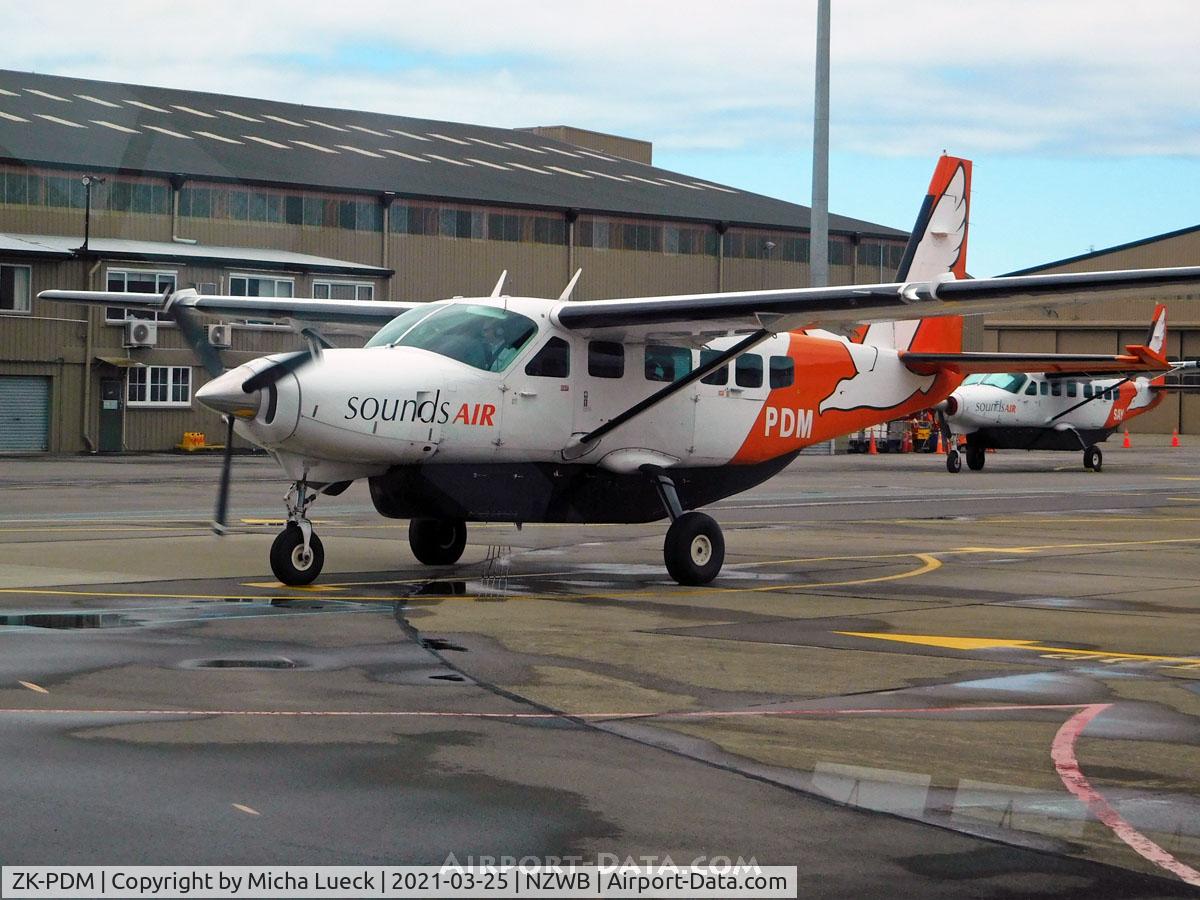 ZK-PDM, Cessna 208 Caravan 1 C/N 20800240, At Blenheim