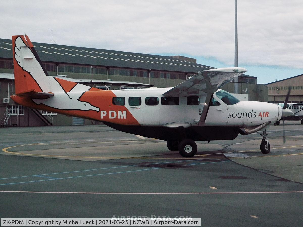 ZK-PDM, Cessna 208 Caravan 1 C/N 20800240, At Blenheim