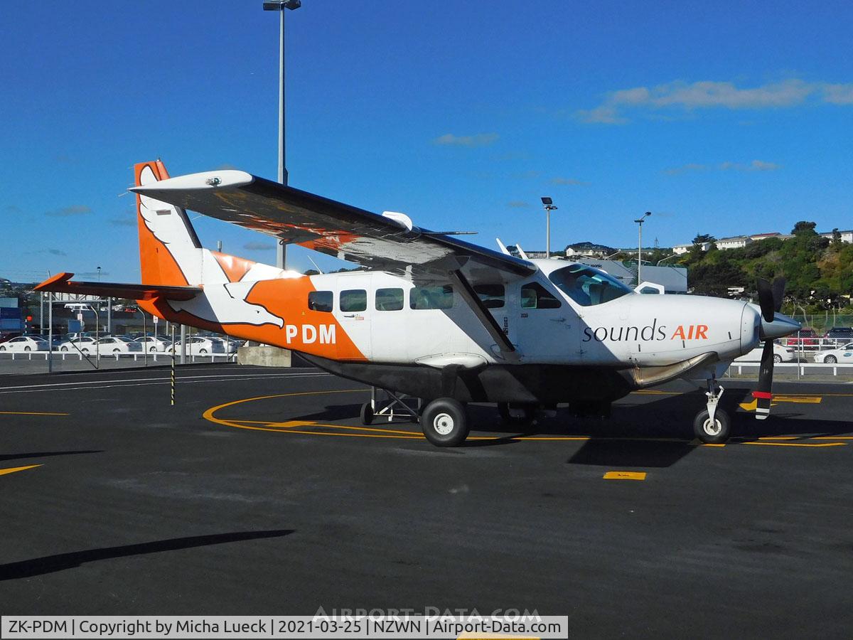 ZK-PDM, Cessna 208 Caravan 1 C/N 20800240, At Wellington