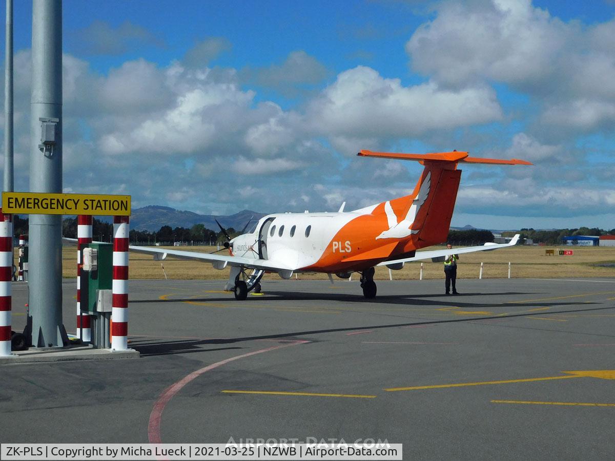 ZK-PLS, 2000 Pilatus PC-12/45 C/N 363, At Blenheim