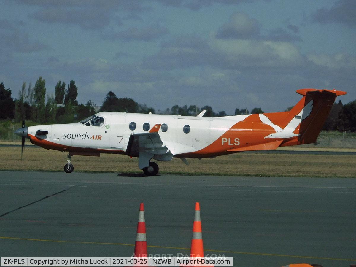 ZK-PLS, 2000 Pilatus PC-12/45 C/N 363, At Blenheim
