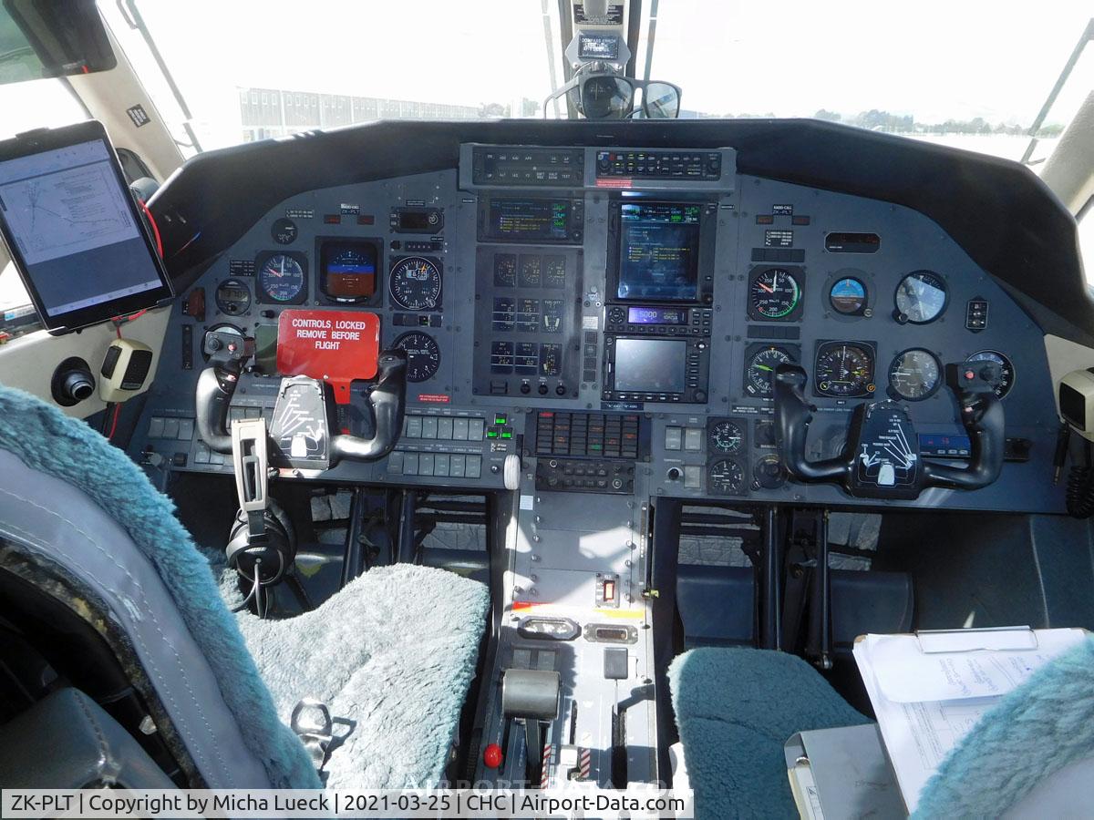ZK-PLT, 2001 Pilatus PC-12/45 C/N 379, At CHC, getting ready for the flight to BHE