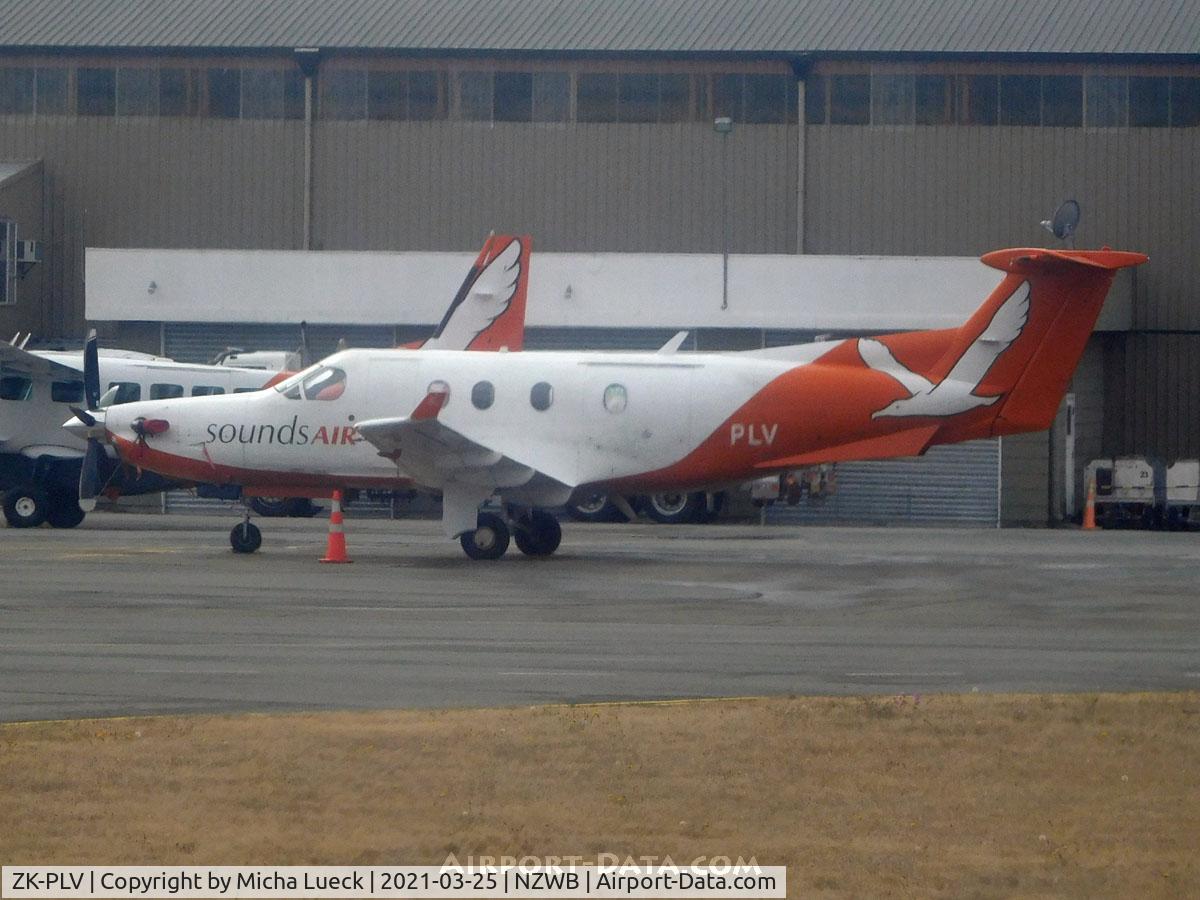 ZK-PLV, 2001 Pilatus PC-12/45 C/N 400, At Blenheim
