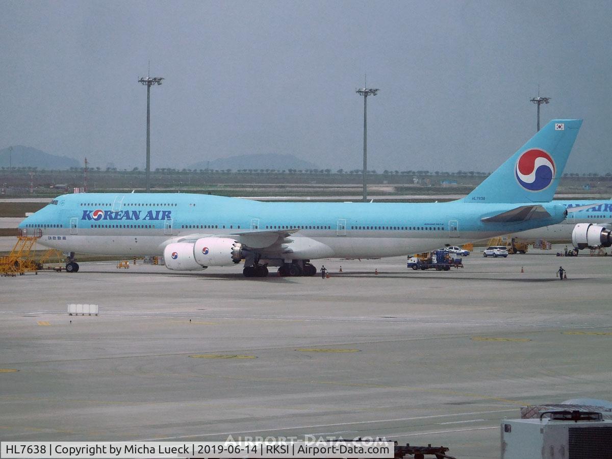 HL7638, 2016 Boeing 747-8B5 C/N 60408, At Incheon