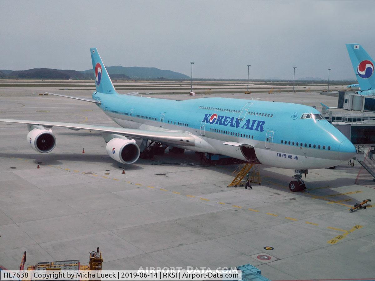 HL7638, 2016 Boeing 747-8B5 C/N 60408, At Incheon