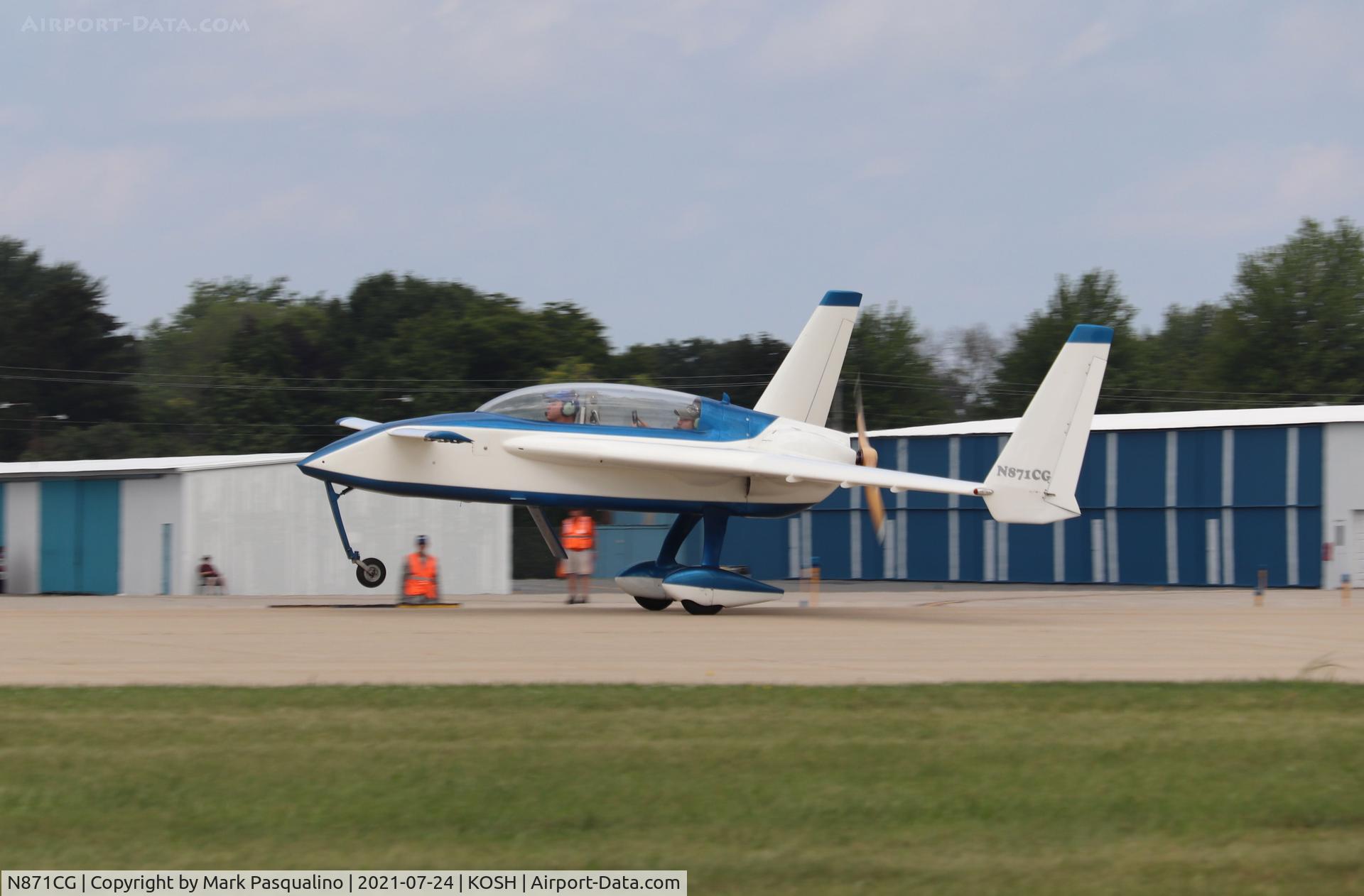 N871CG, 2017 Rutan Open Eze C/N 0001, OPEN EZE