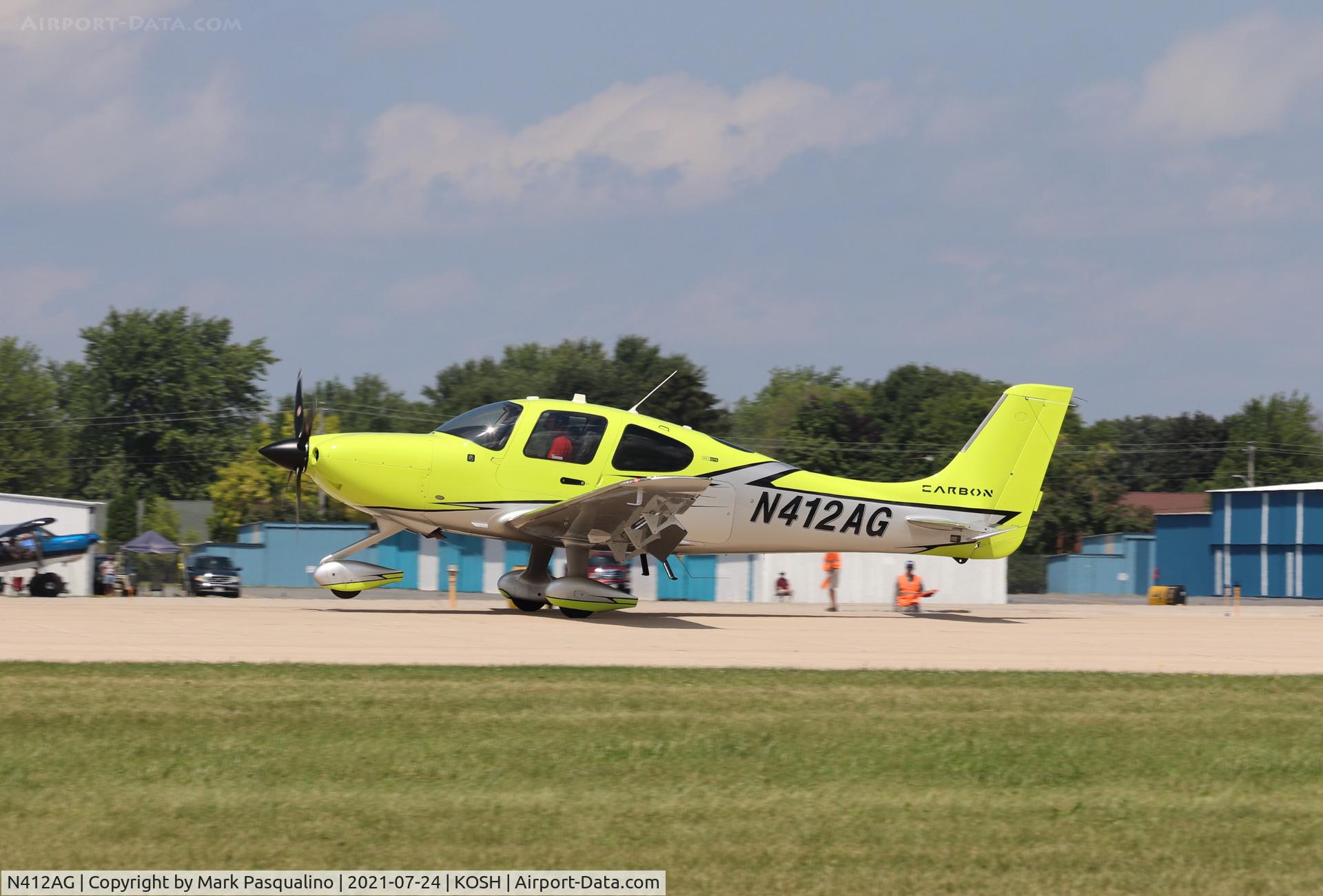 N412AG, 2021 Cirrus SR22T Carbon C/N 2331, Cirrus SR22T