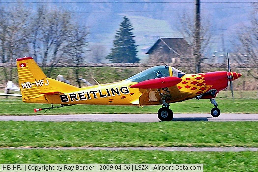 HB-HFJ, FFA AS.202/32TP Bravo C/N 243, HB-HFJ   FFA AS.202/32TP Bravo [243] (Alpine Segelflugschule Schanis AG) Schanis~HB 06/04/2009