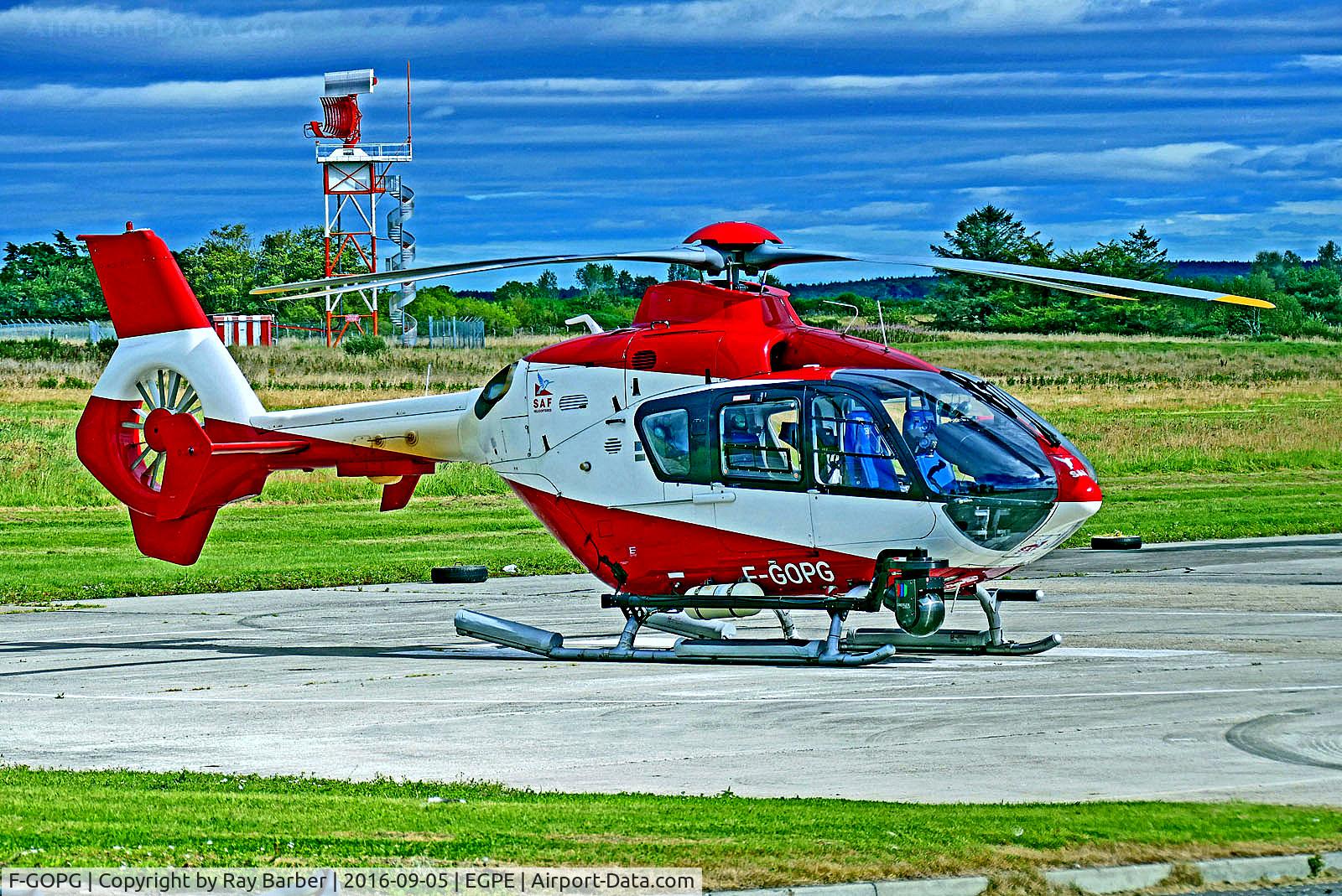 F-GOPG, Eurocopter EC-135T-1 C/N 0062, F-GOPG   Eurocopter EC.135T1 [0062] Inverness (Dalcross)~G 05/09/2016