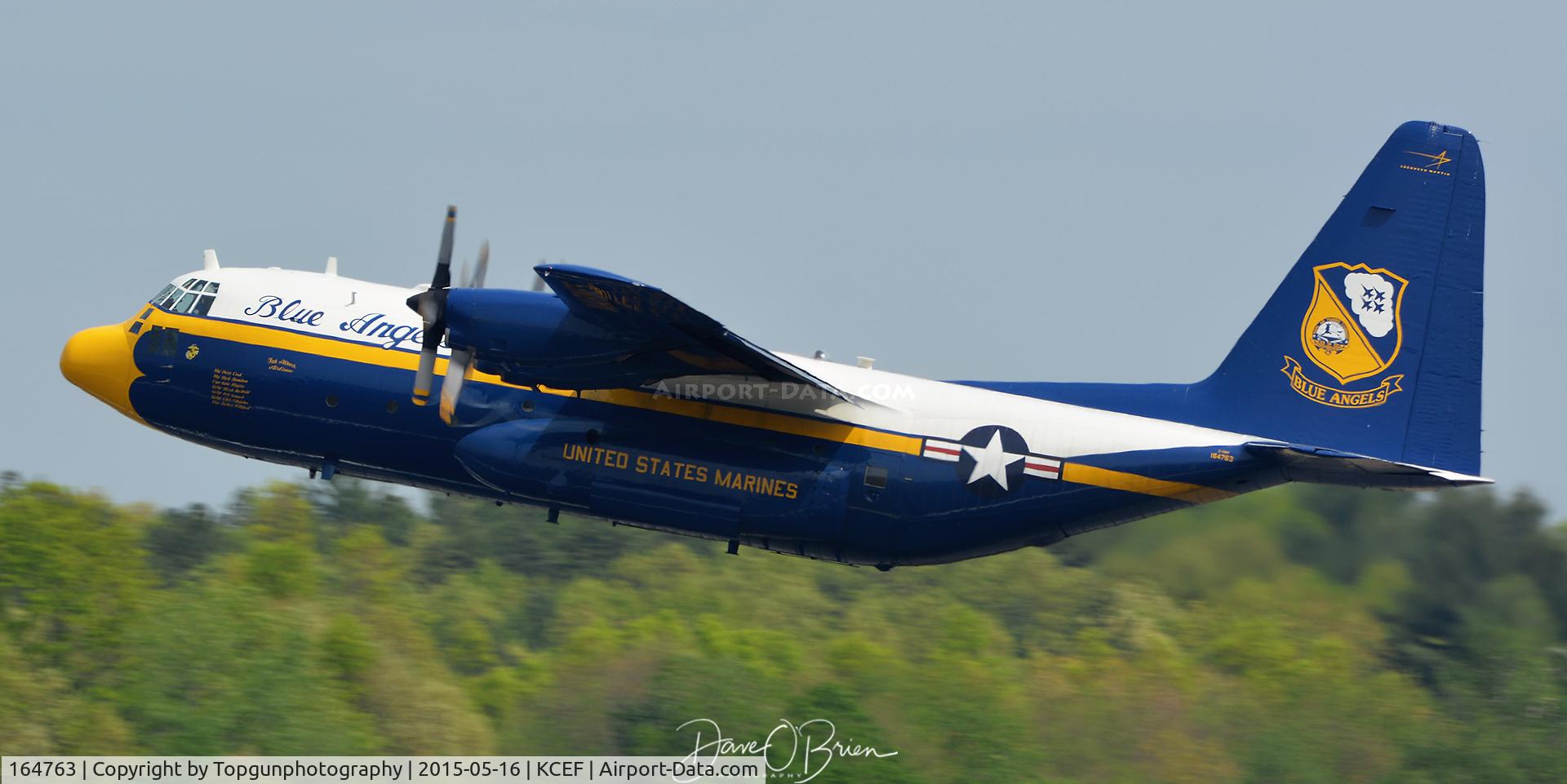 164763, 1992 Lockheed C-130T Hercules C/N 382-5258, Fat Albert launches off at Westover