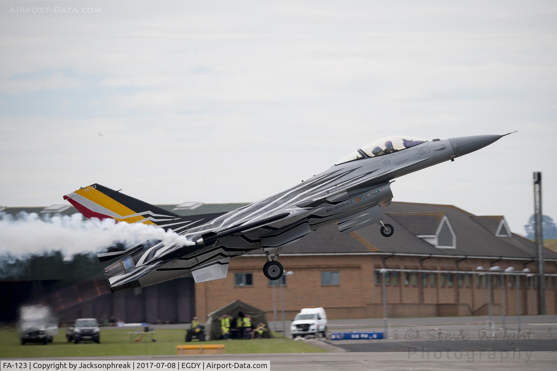 FA-123, SABCA F-16AM Fighting Falcon C/N 6H-123, RNAS Yeovilton Air Day 2017
