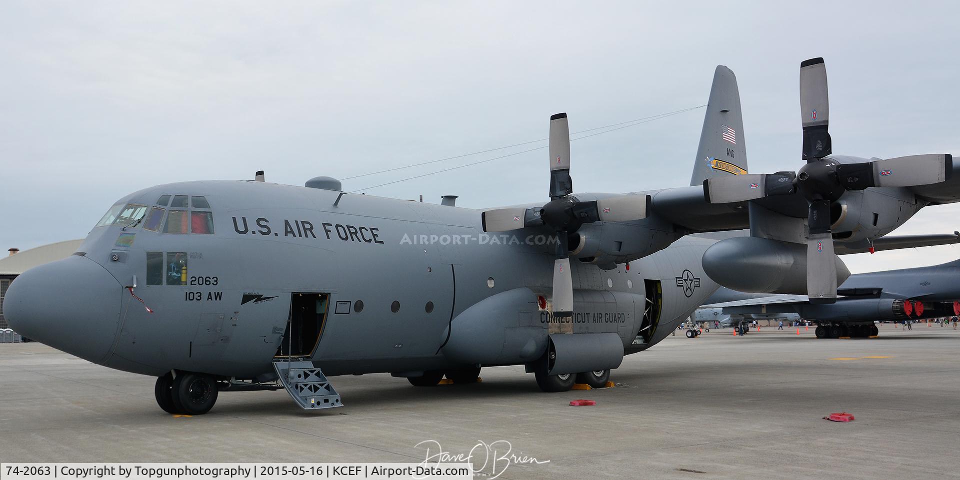 74-2063, Lockheed C-130H Hercules C/N 382-4655, Flying Yankees, CT ANG
