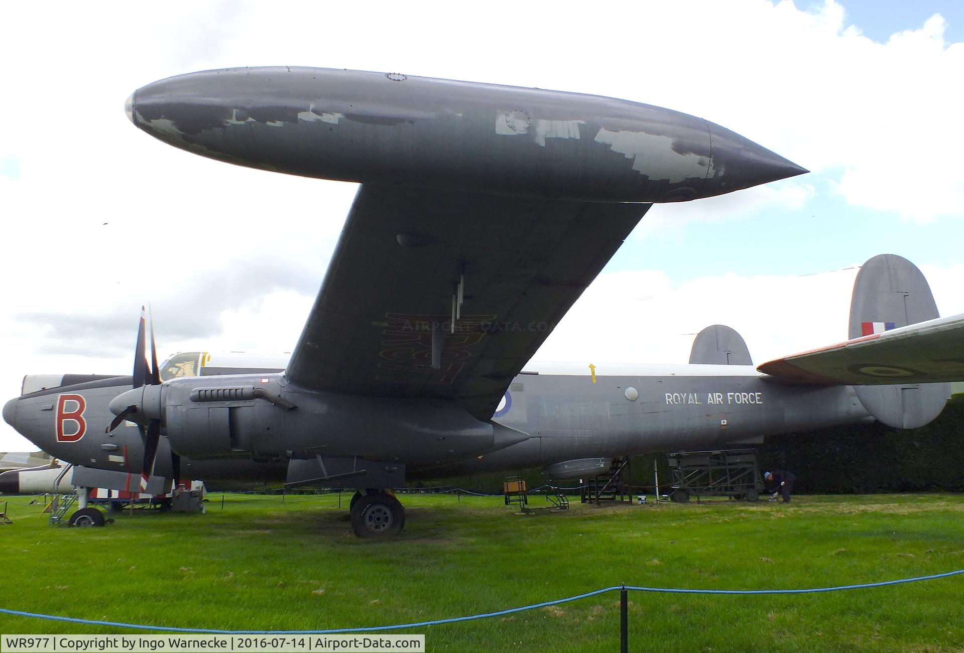 WR977, Avro 716 Shackleton MR.3 C/N Not found WR977, Avro 716 Shackleton MR3 at the Newark Air Museum