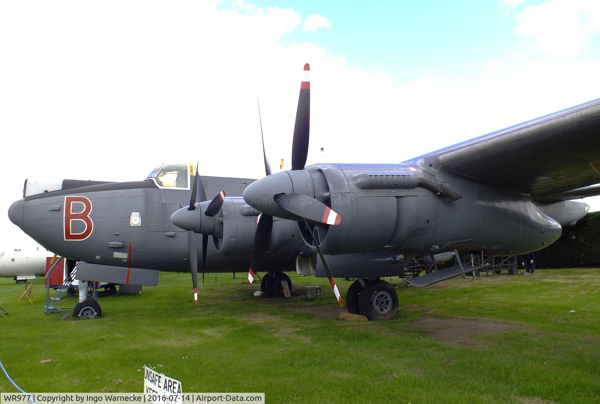 WR977, Avro 716 Shackleton MR.3 C/N Not found WR977, Avro 716 Shackleton MR3 at the Newark Air Museum