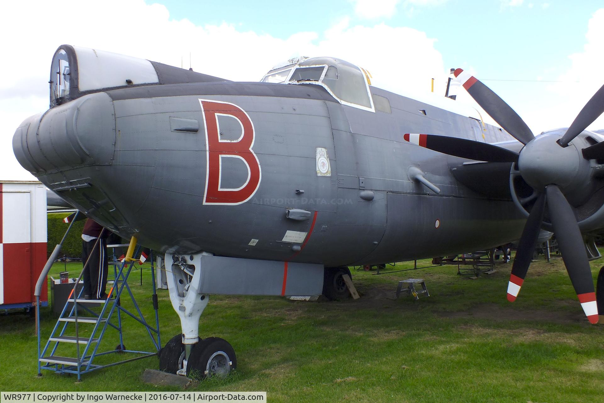 WR977, Avro 716 Shackleton MR.3 C/N Not found WR977, Avro 716 Shackleton MR3 at the Newark Air Museum