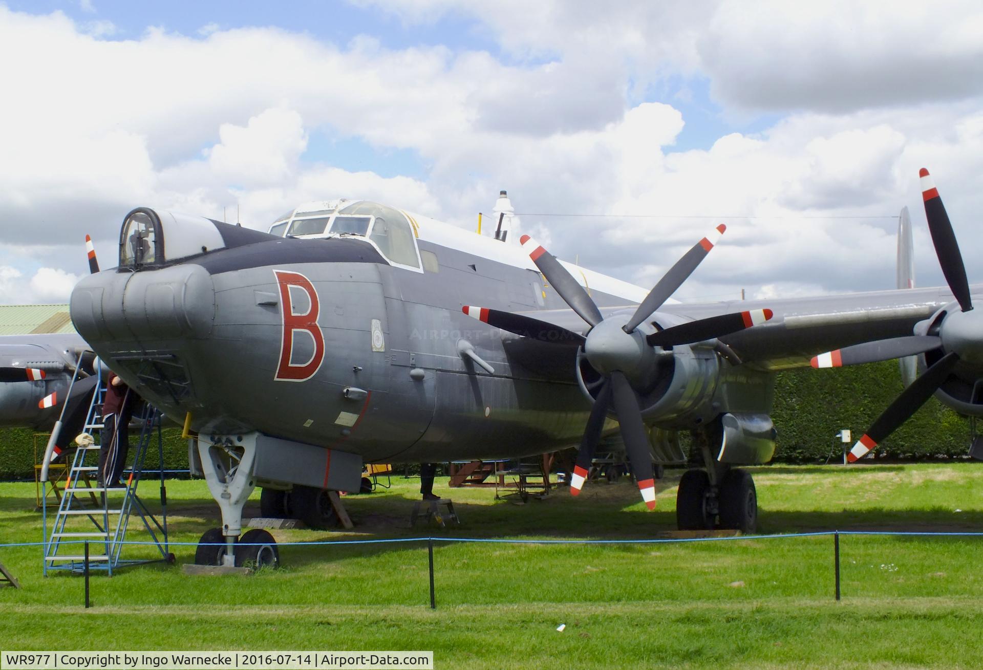 WR977, Avro 716 Shackleton MR.3 C/N Not found WR977, Avro 716 Shackleton MR3 at the Newark Air Museum