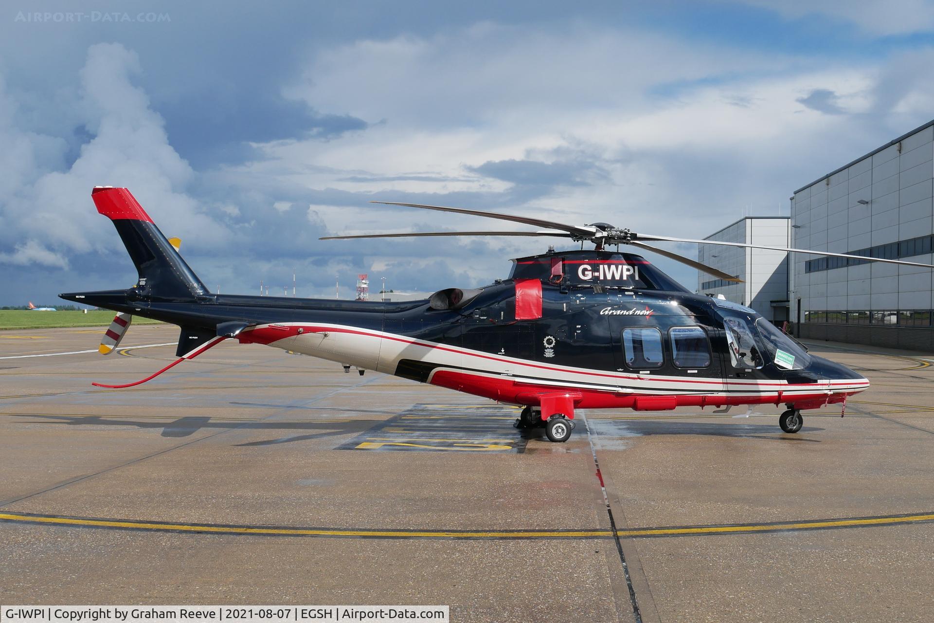 G-IWPI, 2013 AgustaWestland AW-109SP GrandNew C/N 22299, Parked at Norwich.