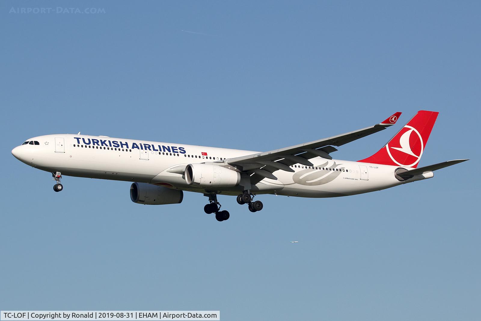 TC-LOF, 2015 Airbus A330-343 C/N 1635, at spl
