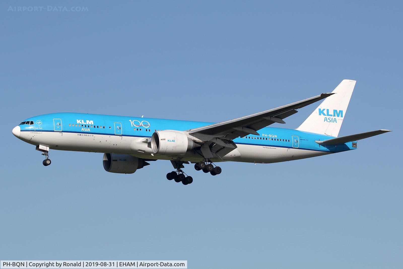 PH-BQN, 2006 Boeing 777-206/ER C/N 32720, at spl