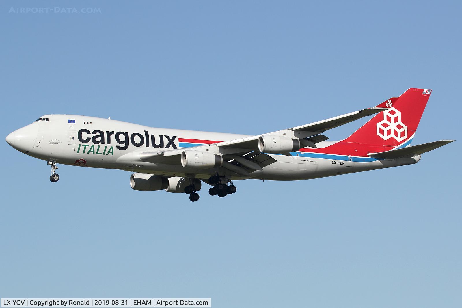 LX-YCV, 2008 Boeing 747-4R7F/SCD C/N 35805/1407, at spl