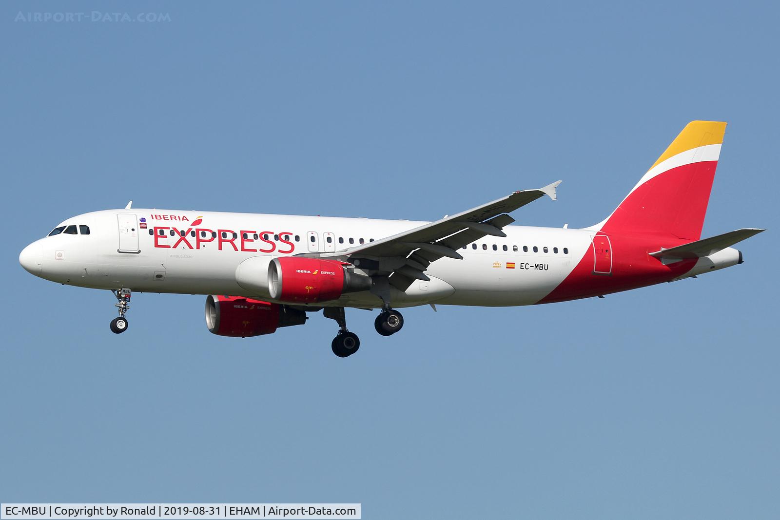 EC-MBU, 2000 Airbus A320-214 C/N 1198, at spl