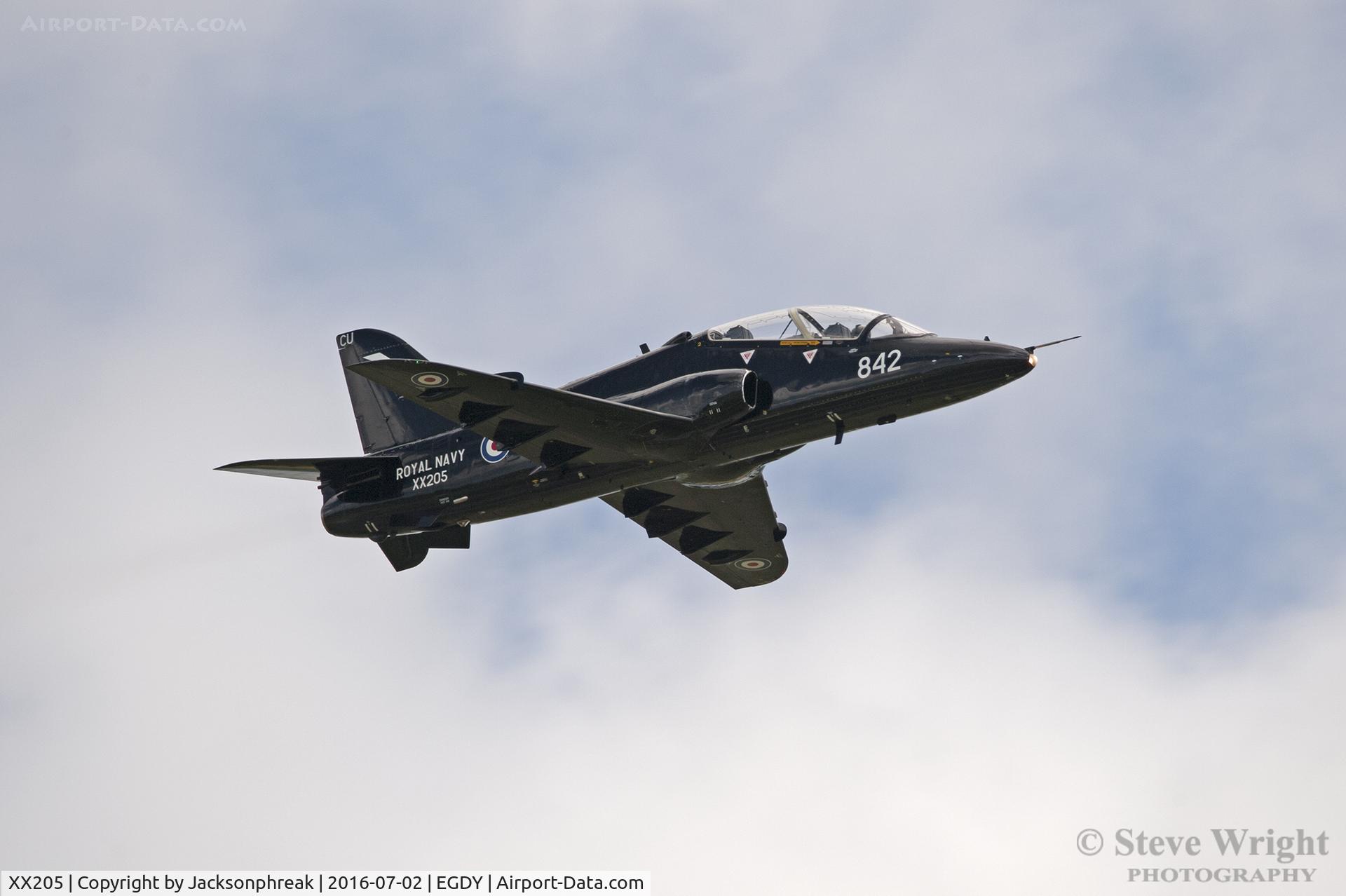 XX205, 1978 Hawker Siddeley Hawk T.1A C/N 052/312052, RNAS Yeovilton Air Day 2016
