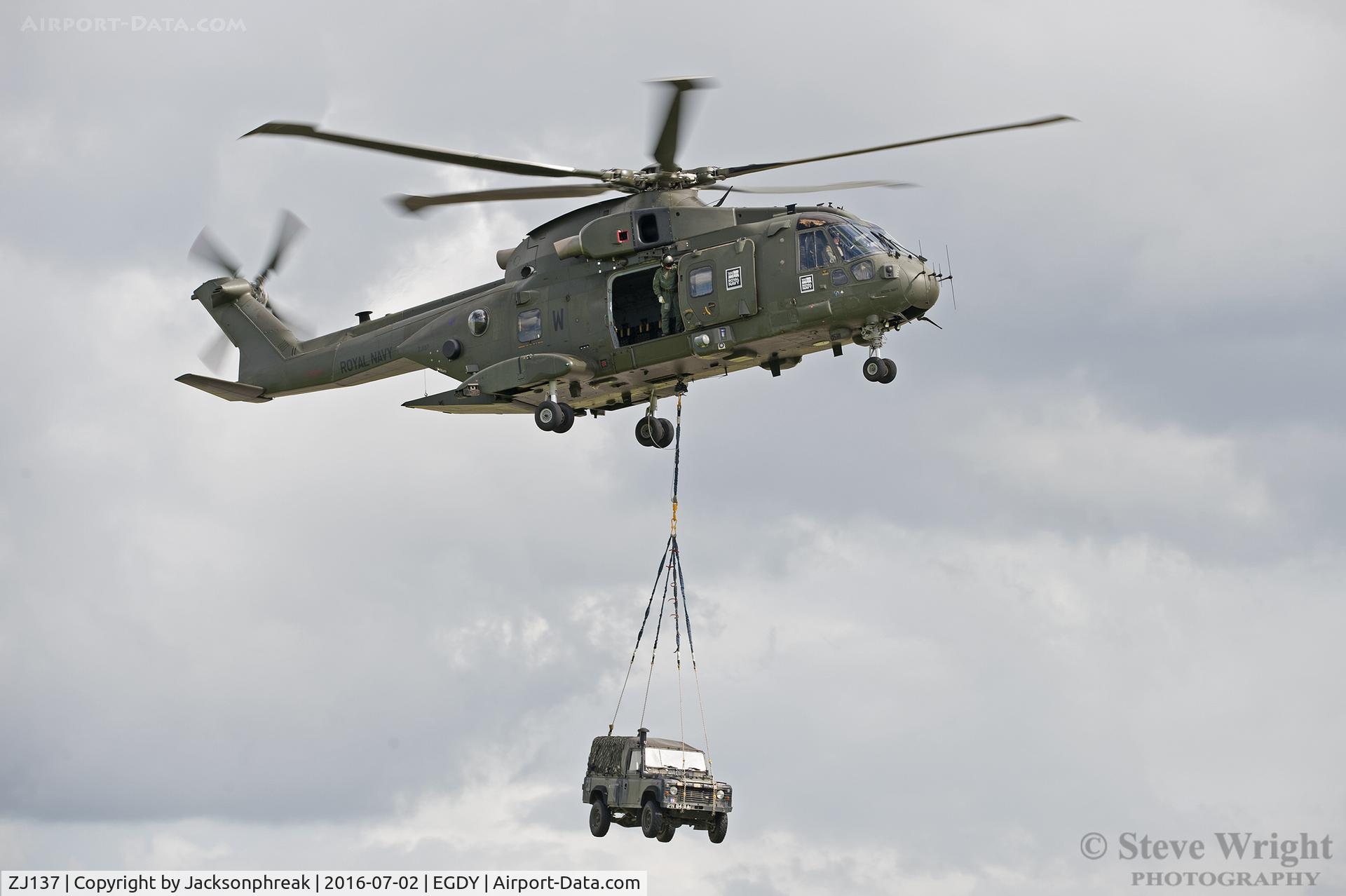 ZJ137, AgustaWestland EH-101 Merlin HC.3i C/N 50195/RAF21, RNAS Yeovilton Air Day 2016