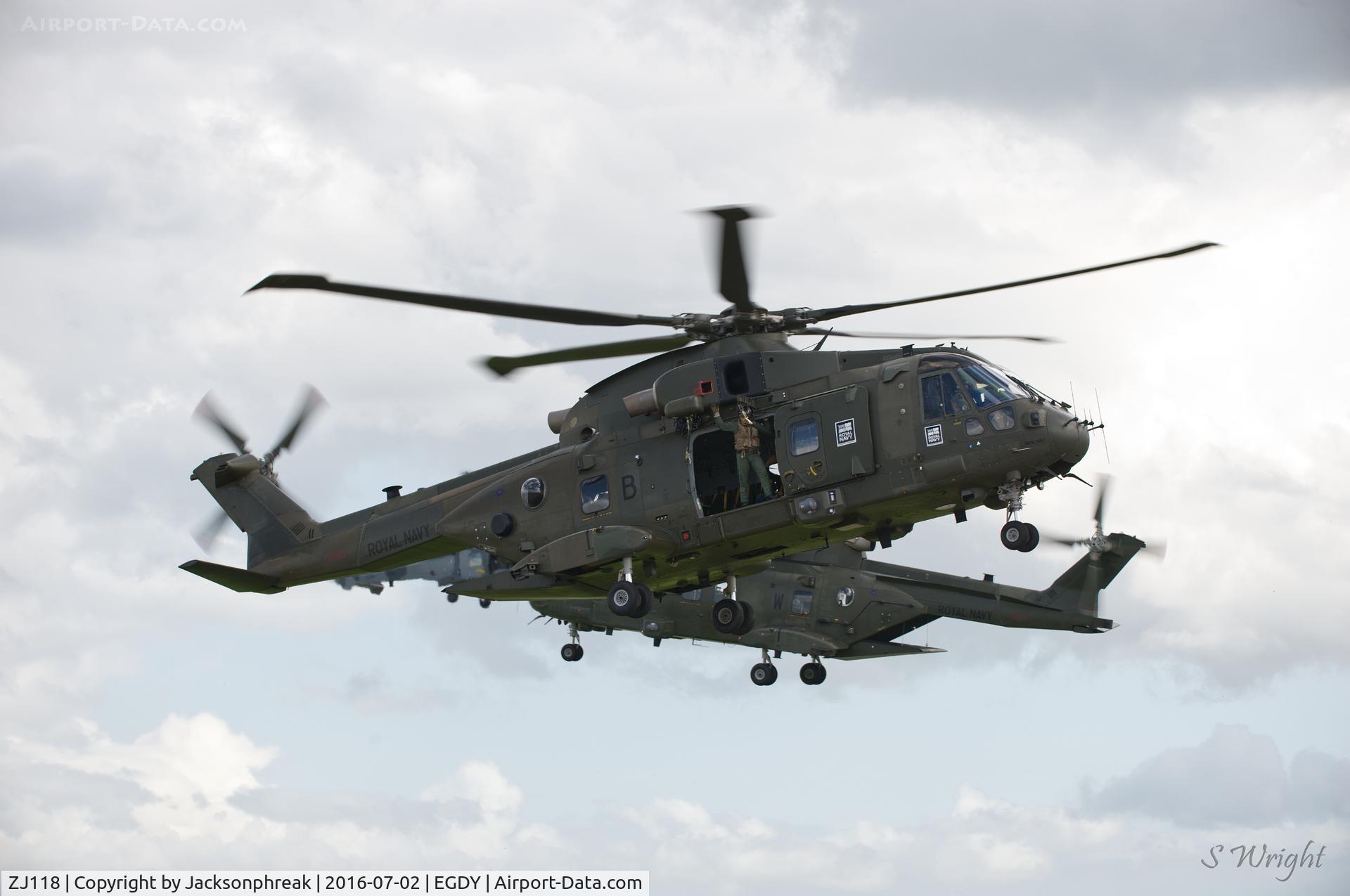 ZJ118, 1999 AgustaWestland EH-101 Merlin HC.3i C/N 50049/RAF02, RNAS Yeovilton Air Day 2016