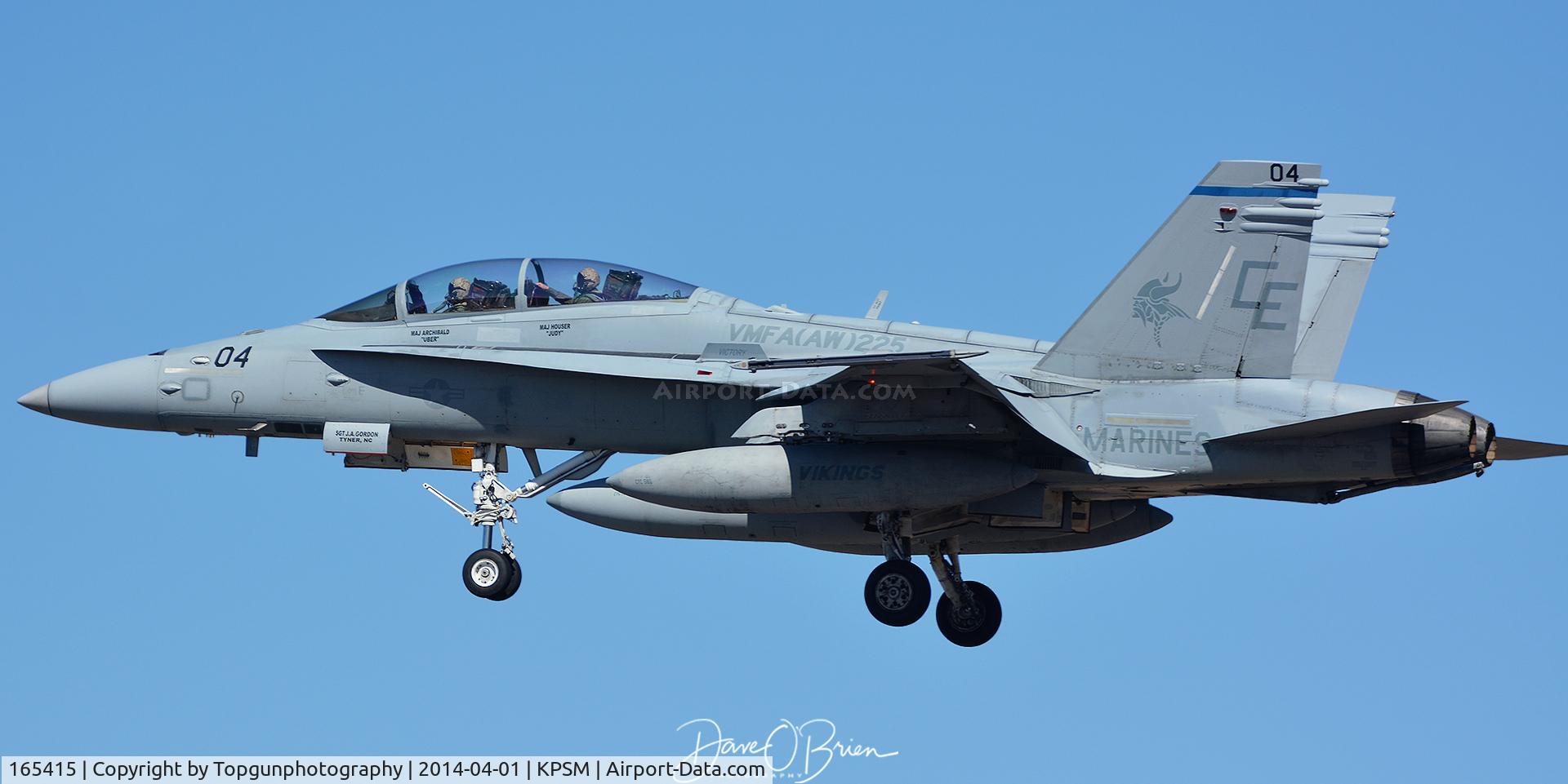 165415, McDonnell Douglas F/A-18D Hornet C/N 1450/D146, TREND42