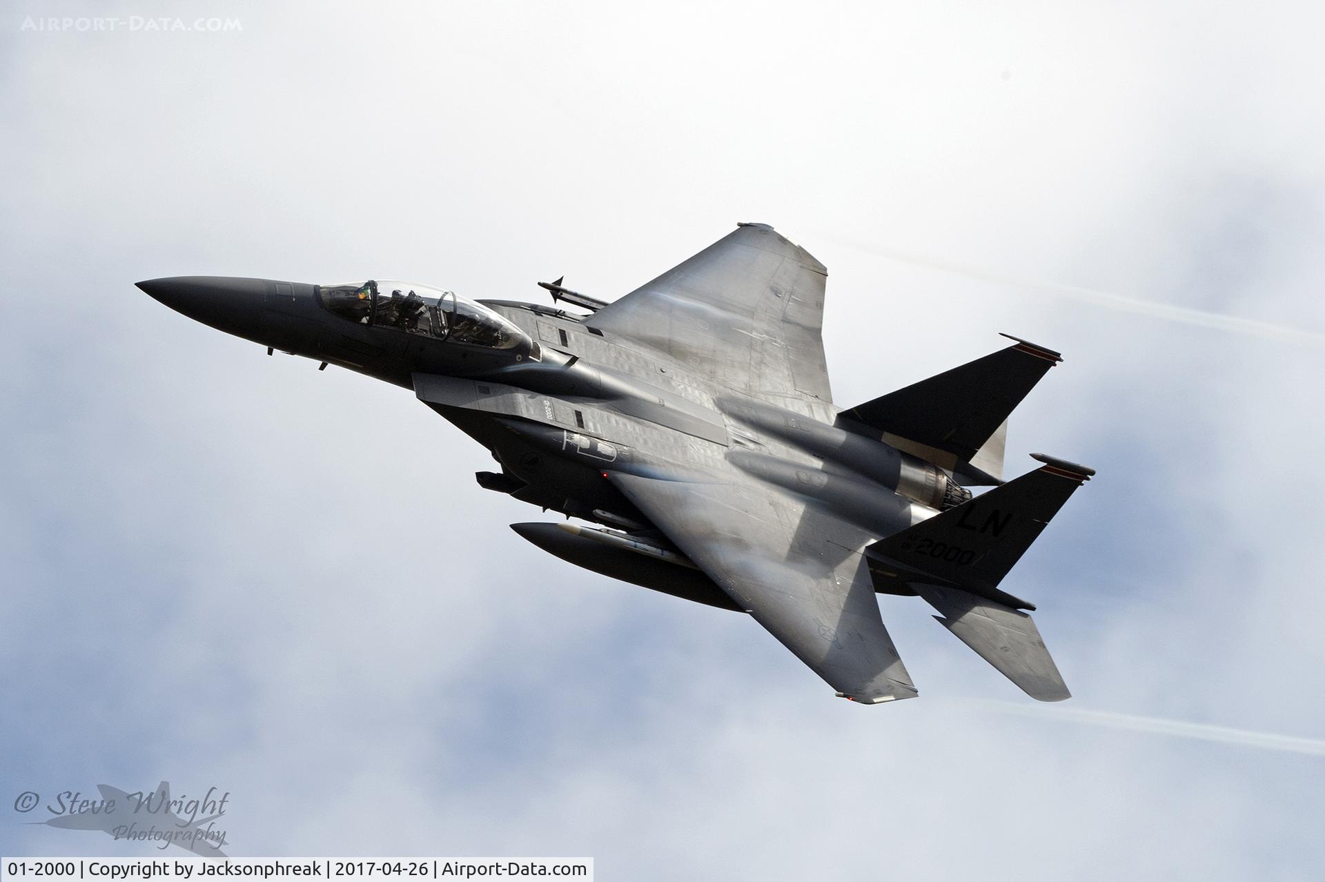 01-2000, 2001 McDonnell Douglas F-15E Strike Eagle C/N 1371/E232, Bwlch Oerdrws, Mach Loop. Wales UK