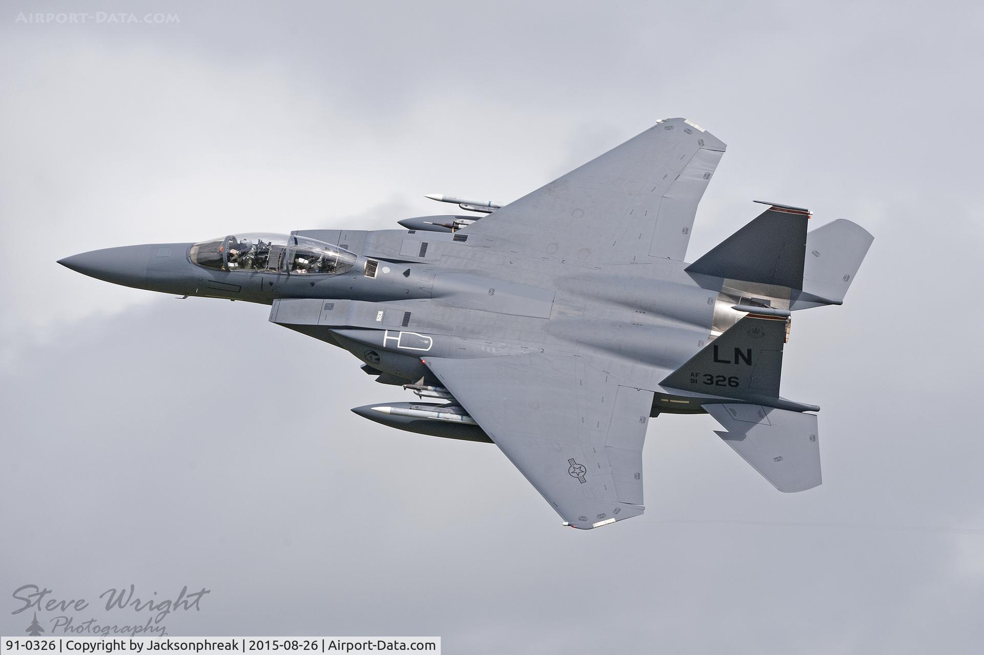 91-0326, 1991 McDonnell Douglas F-15E Strike Eagle C/N 1233/E191, Bwlch Oerdrws, Mach Loop. Wales UK