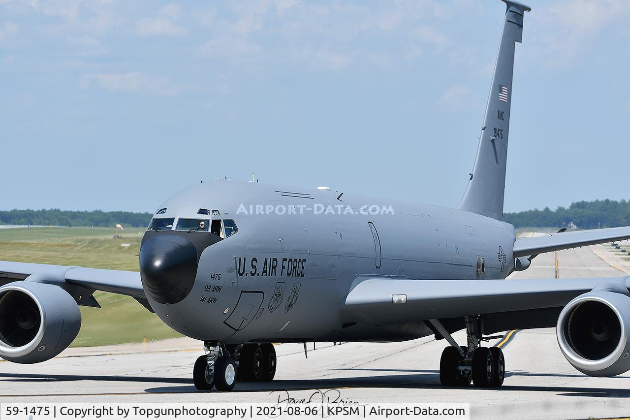 59-1475, 1959 Boeing KC-135R Stratotanker C/N 17963, WINK41 off to provide CAP support in DE